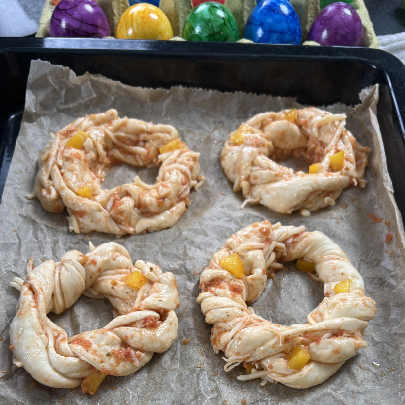 Herzhafte Osternester