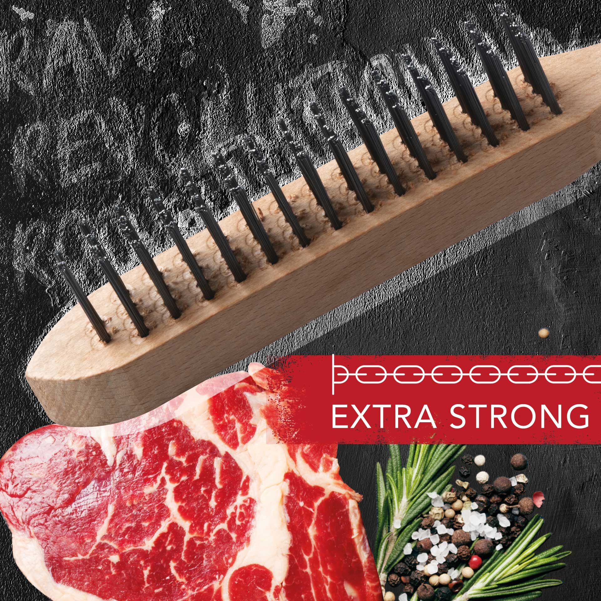 Drahtbürste, 28cm, Holzgriff FAIR