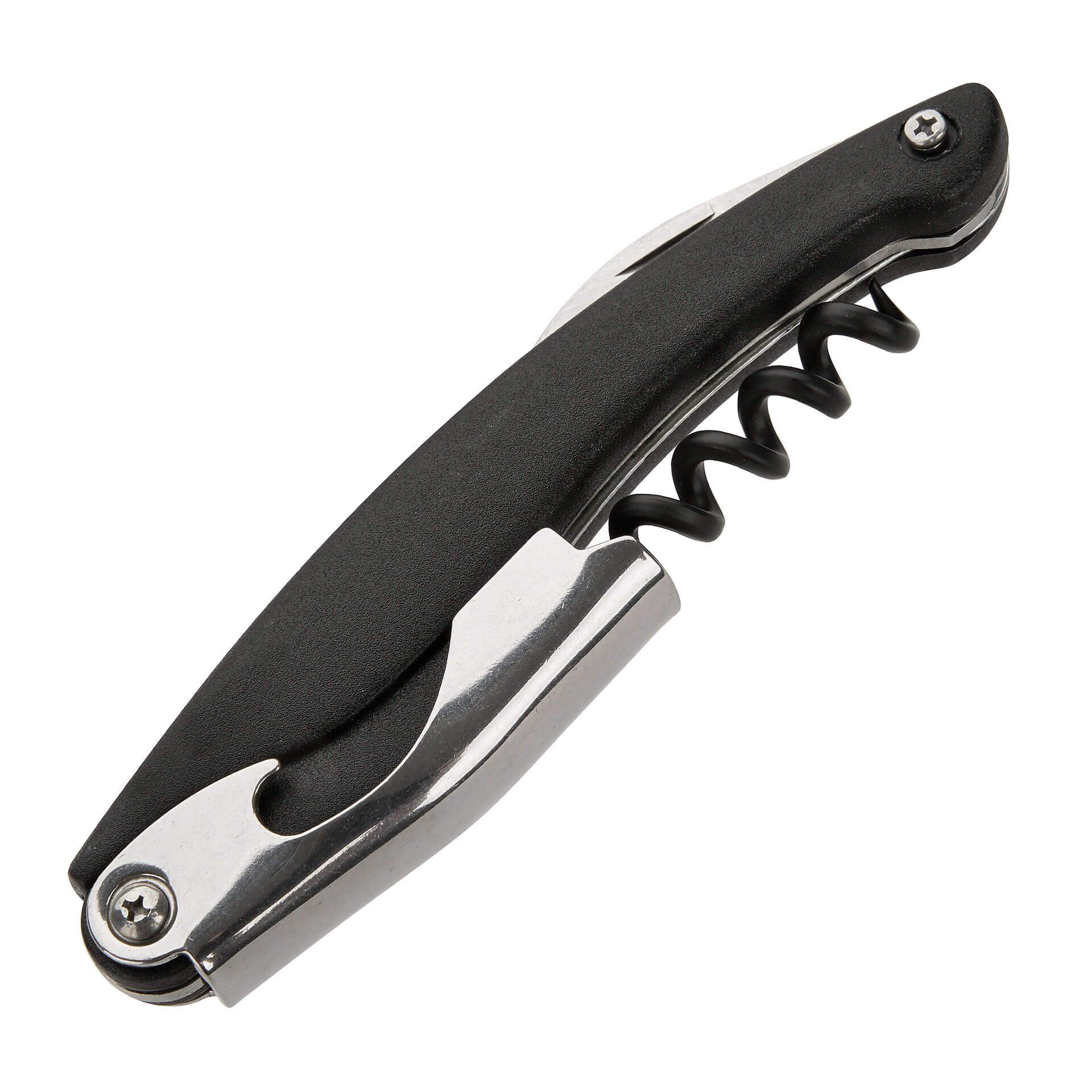 Korkenzieher, schwarz