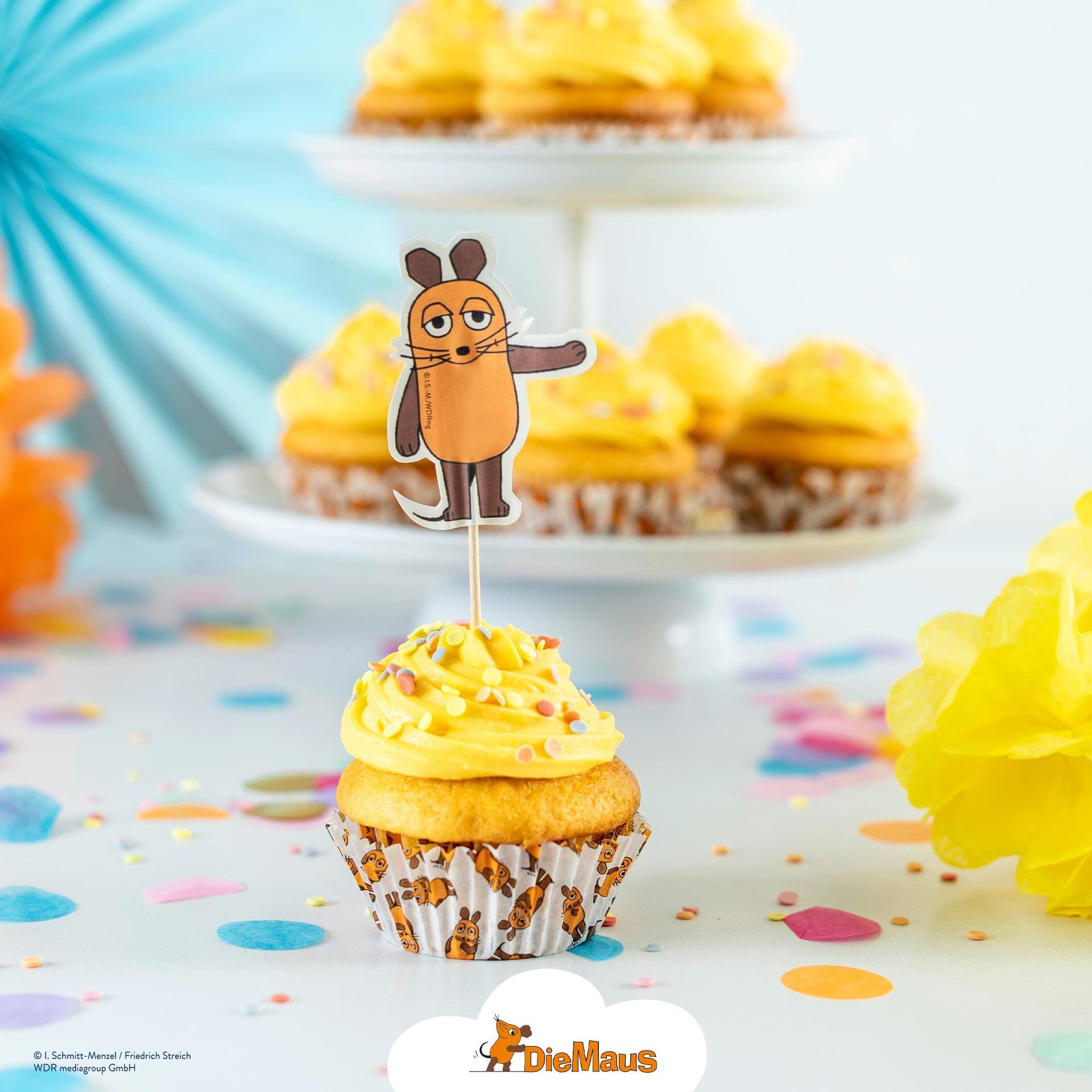 Party-Picker "DieMaus und Elefant", 24 Stk