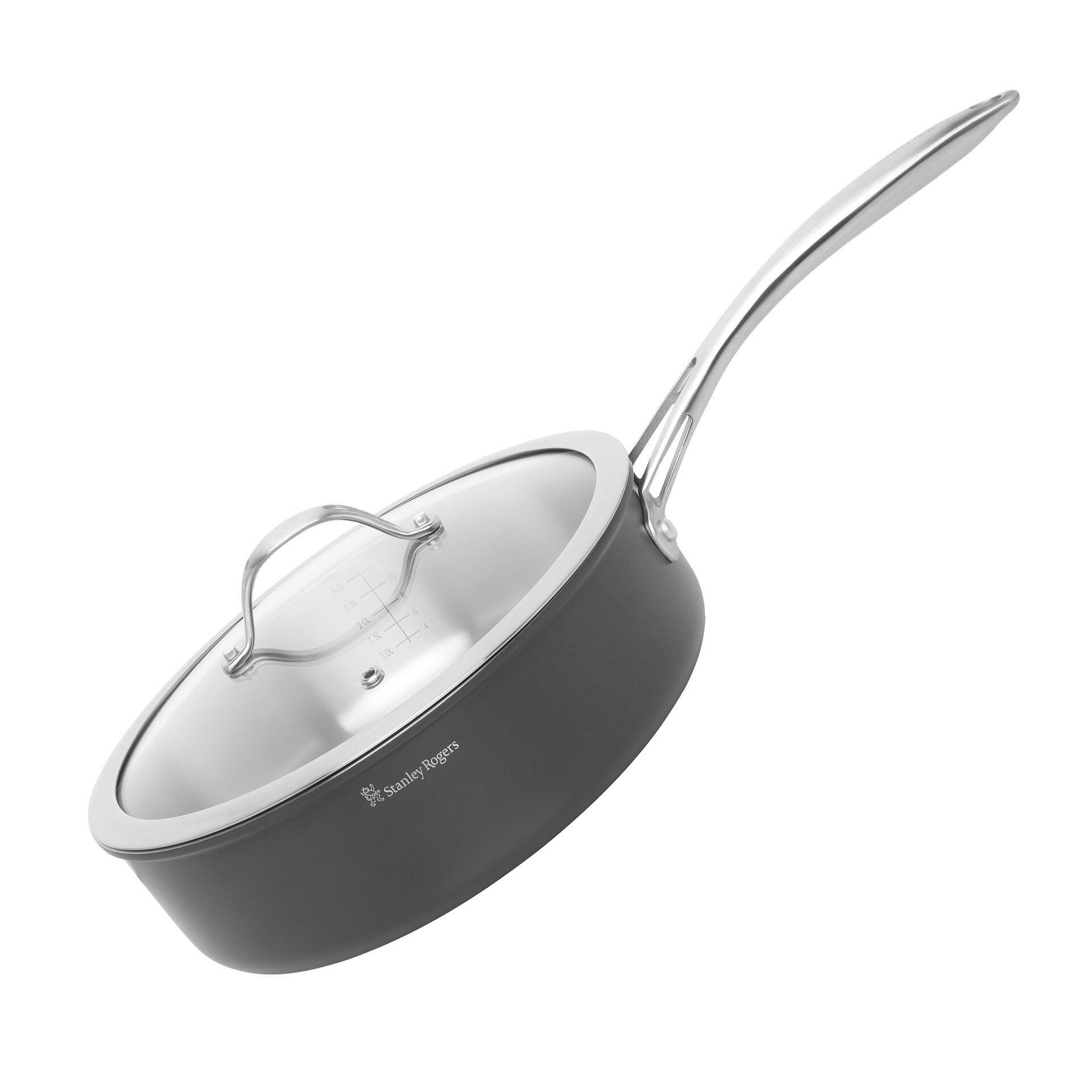 Schmorpfanne mit Deckel Bi-Ply Professional, Ø26cm, 3 l, Edelstahl