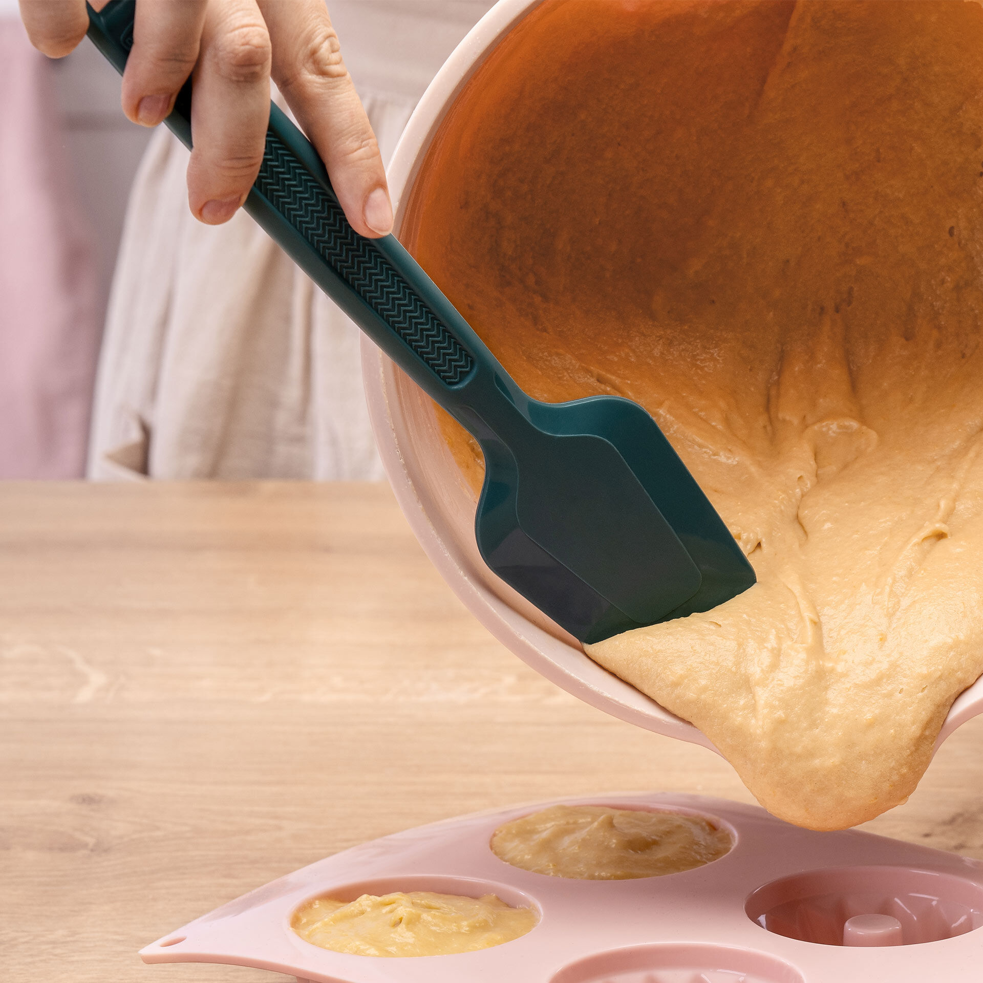 Teigschaber Vintage Oster Manufaktur, Silikon