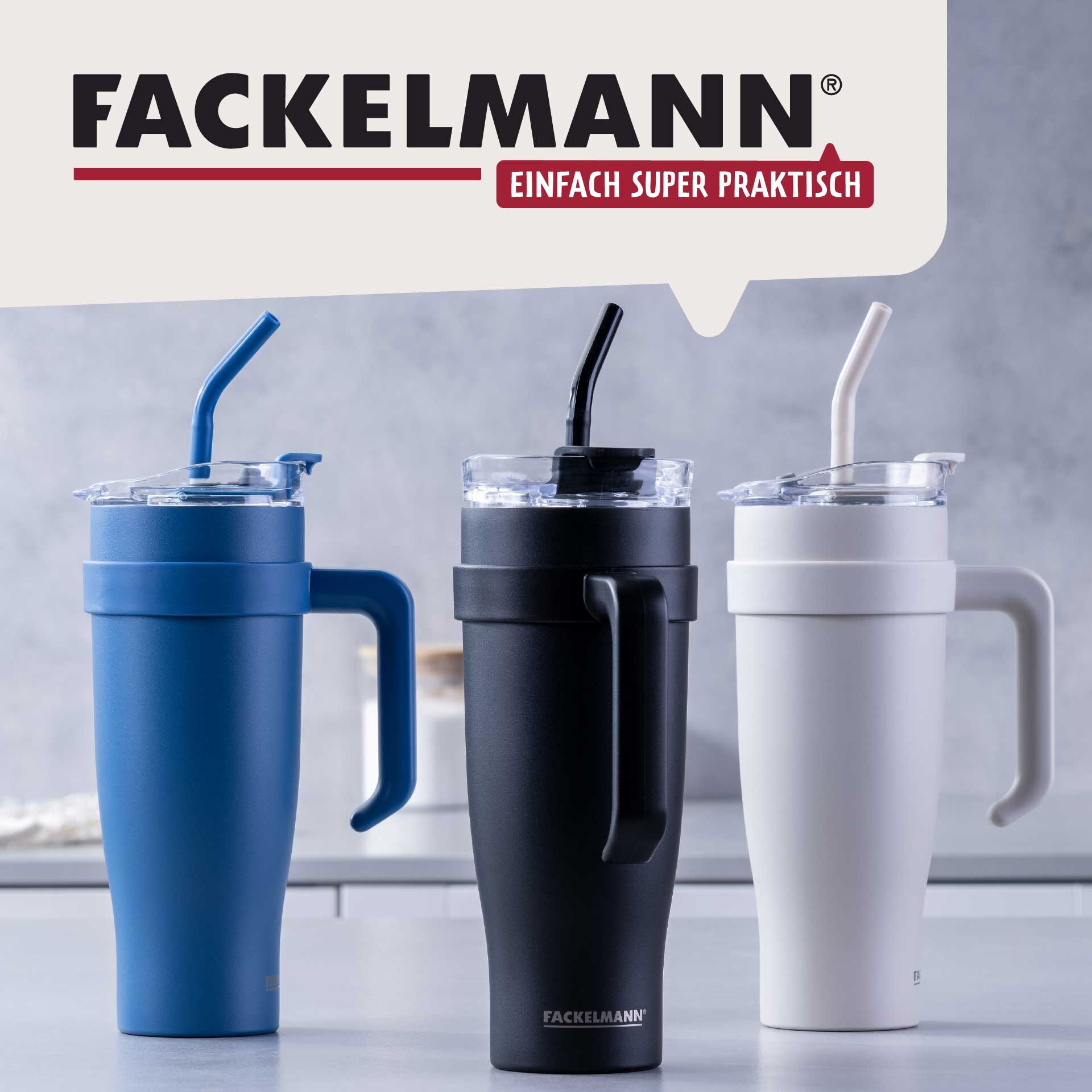 Thermotrinkbecher Schwarz, 1,2 L