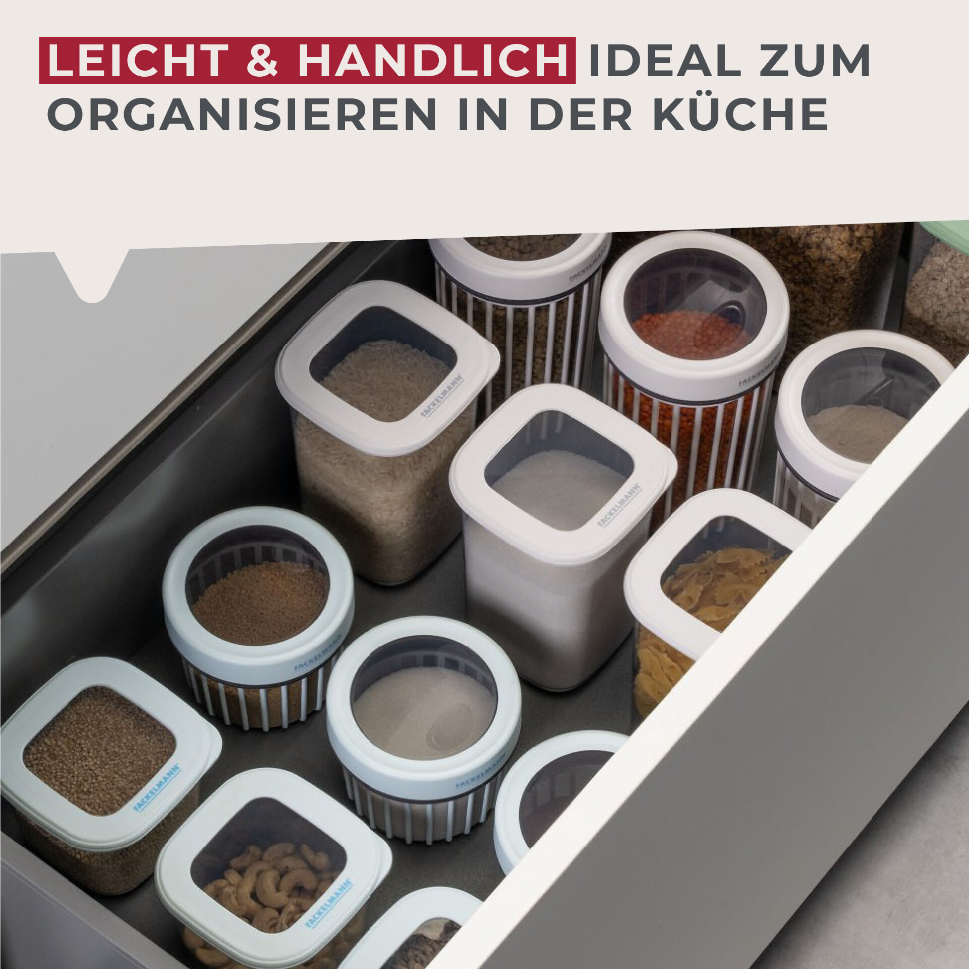 Vorratsdose Be The Move, gerillt, 500ml, hellblau