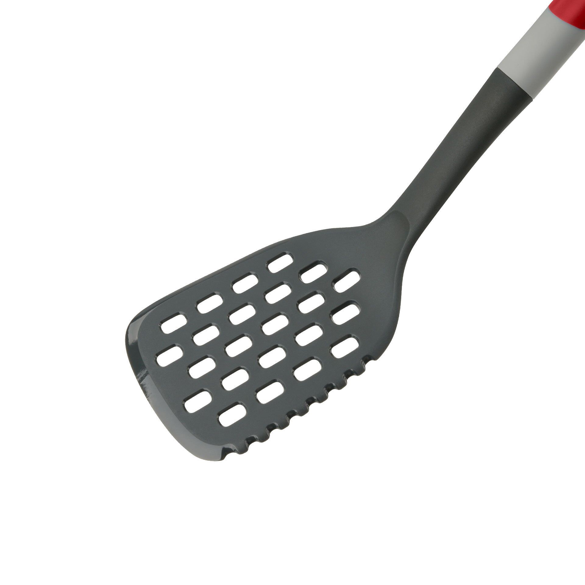 Pfannenwender mit Schneidfunktion, 34cm ,rot