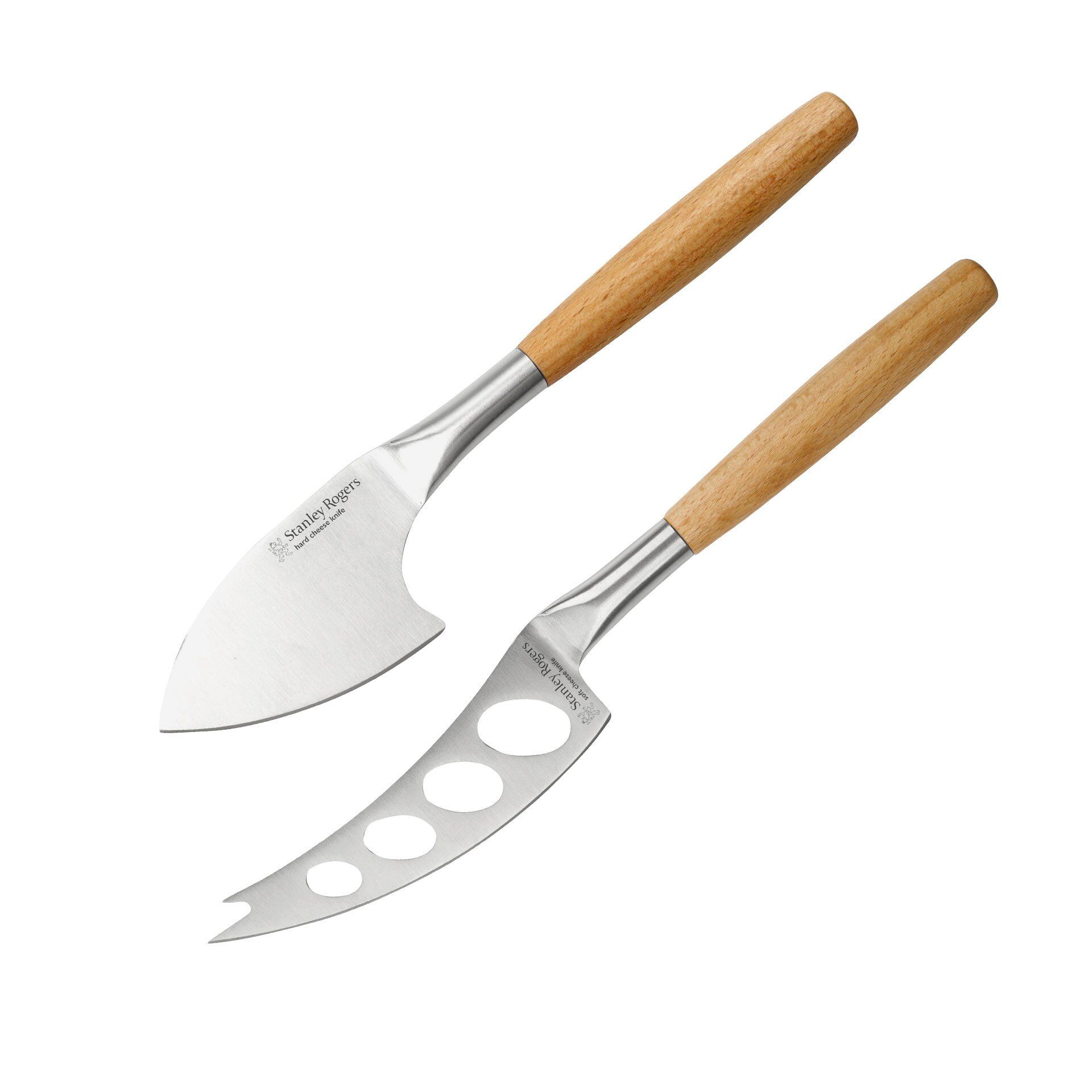 Käsemesser-Set für Weich- und Hartkäse, 2-teilig