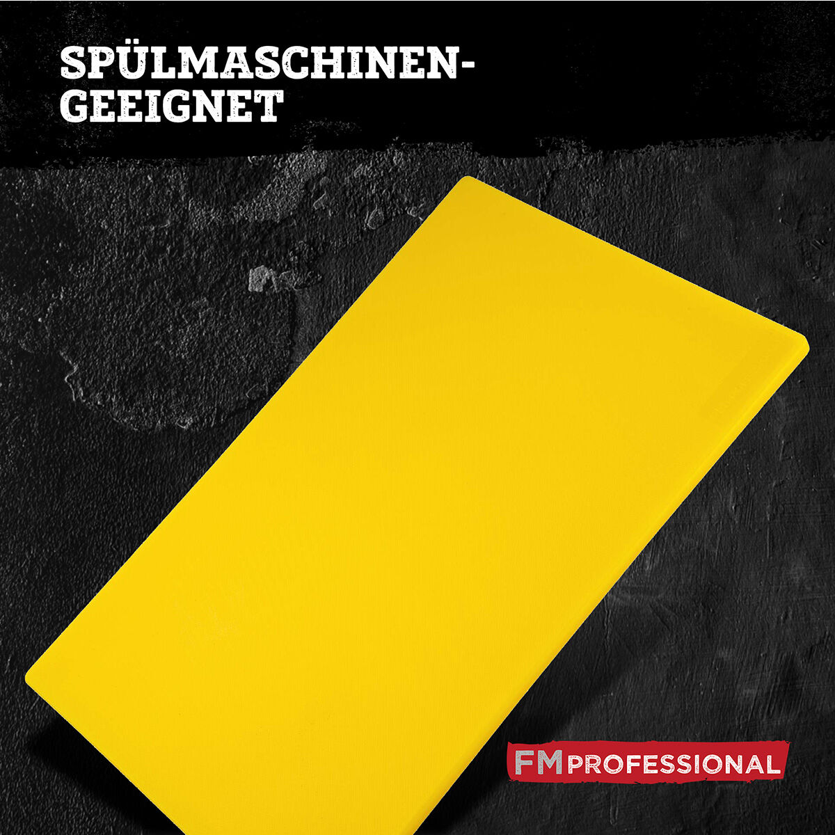 Schneidebrett HACCP für Geflügel, 45x30cm, gelb