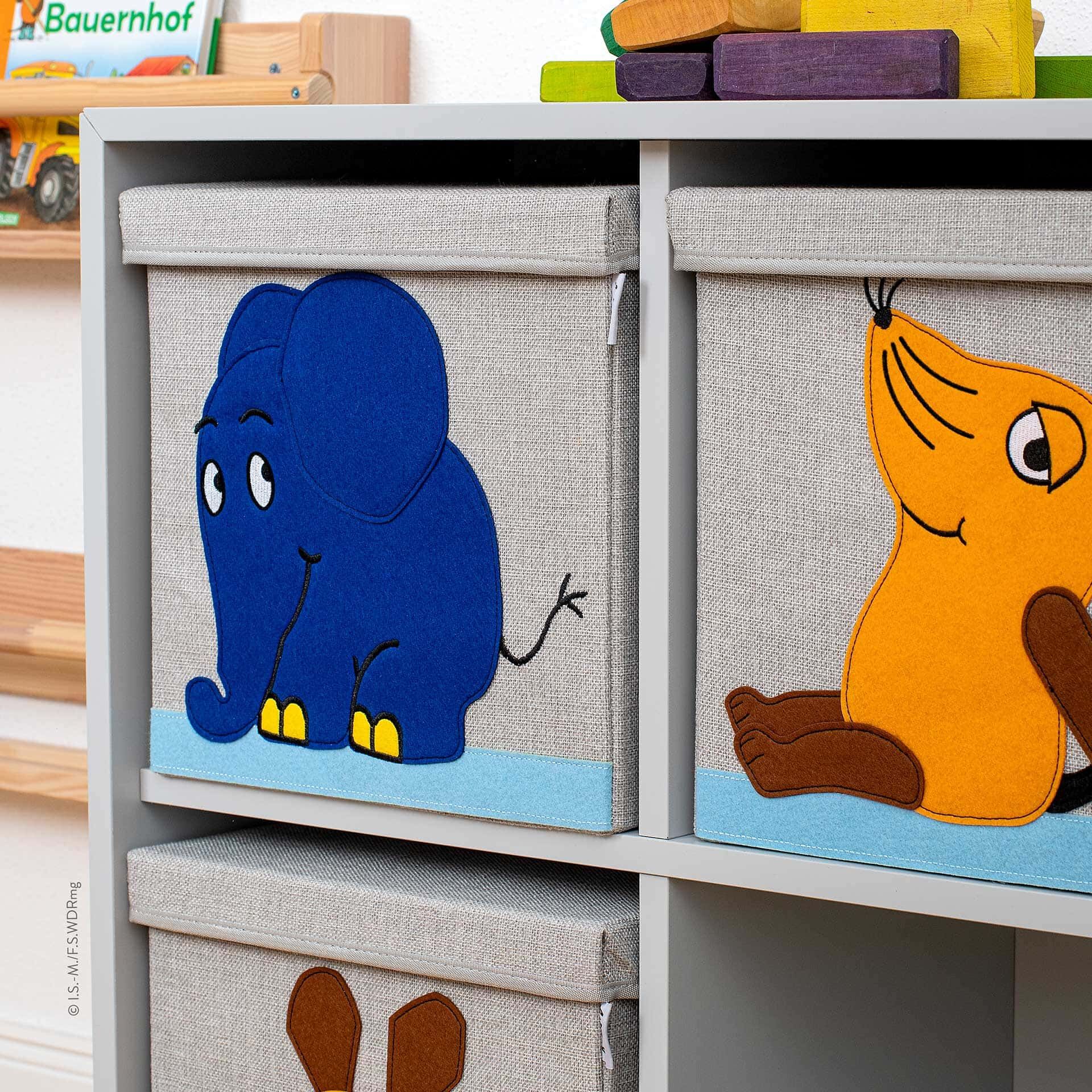 Aufbewahrungsbox mit Deckel DieMaus Elefant