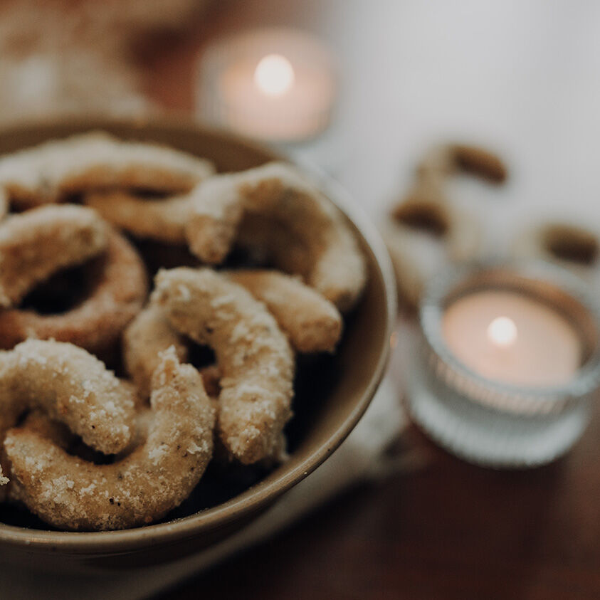 Glutenfreie Vanillekipferl