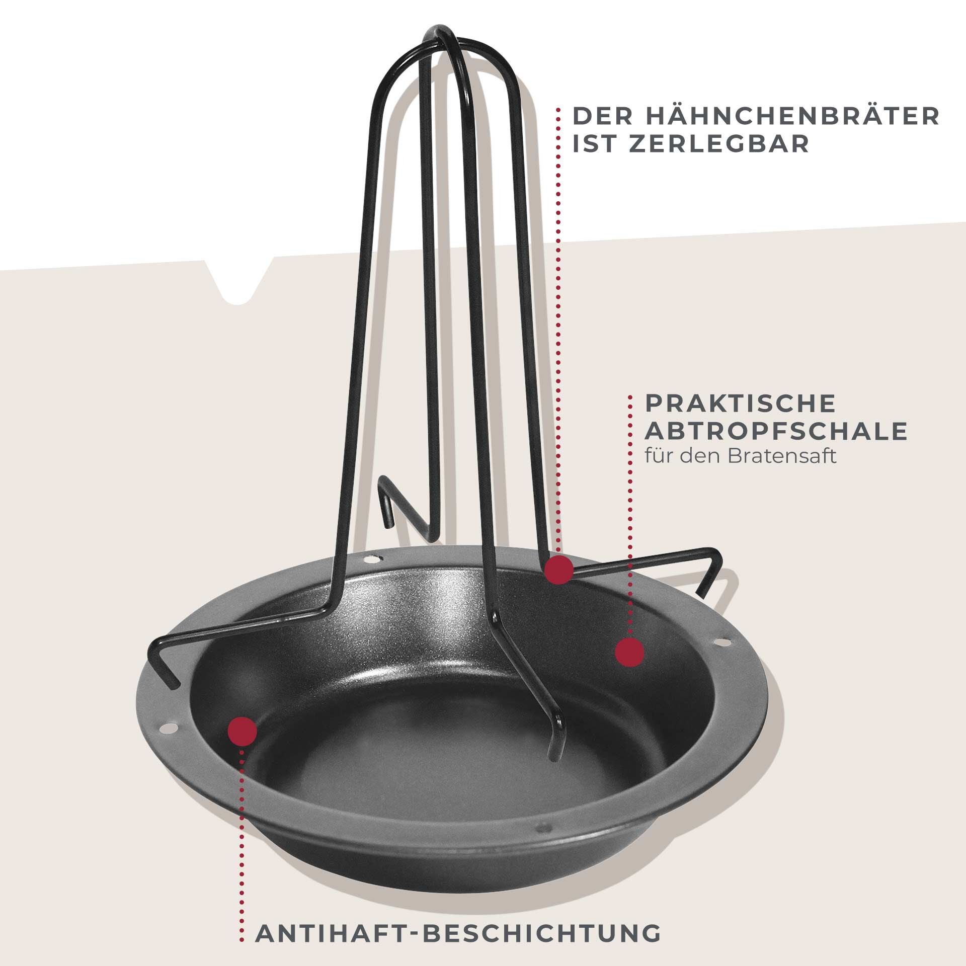 Hähnchenbräter, 19cm