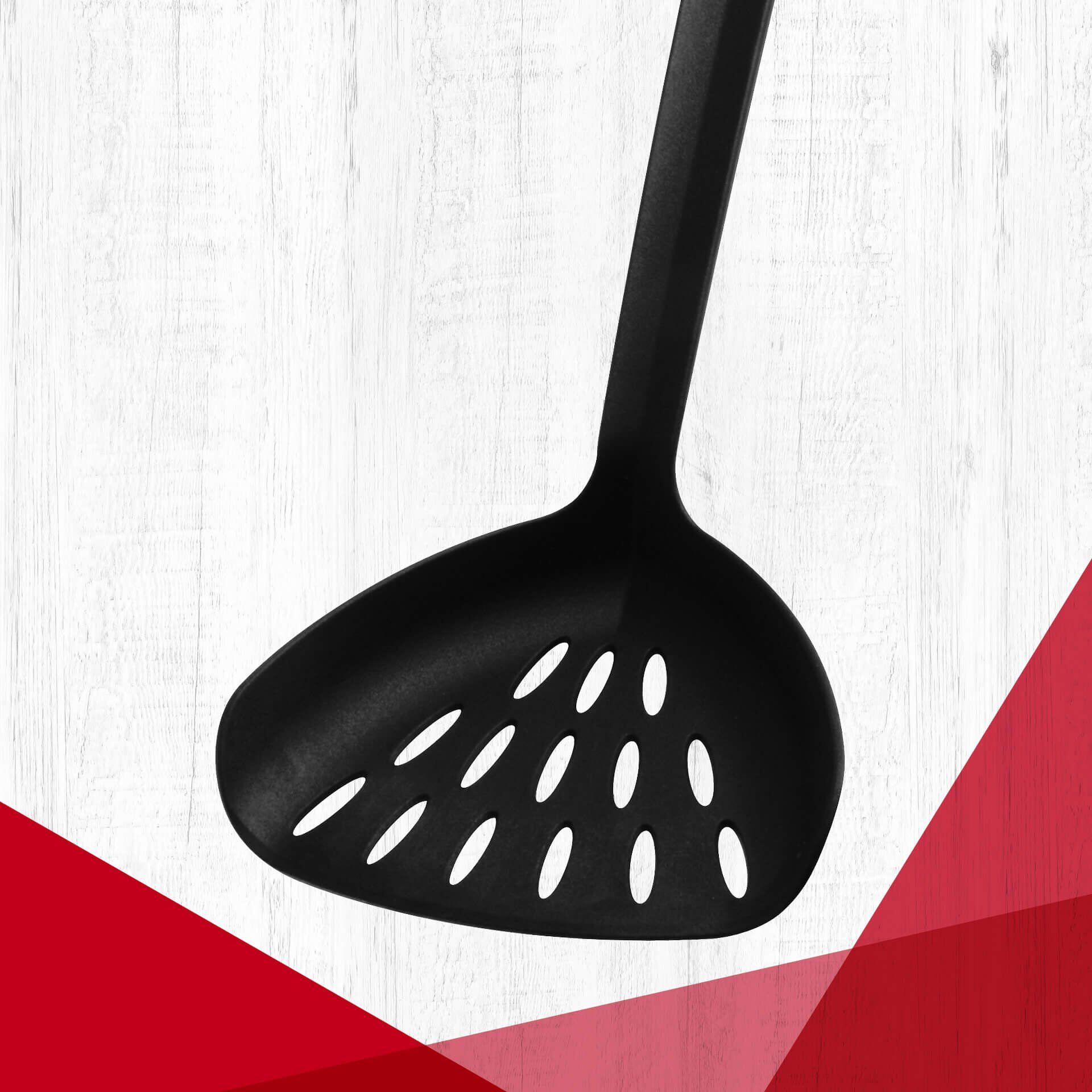 Abseihlöffel Asia Wok, schwarz