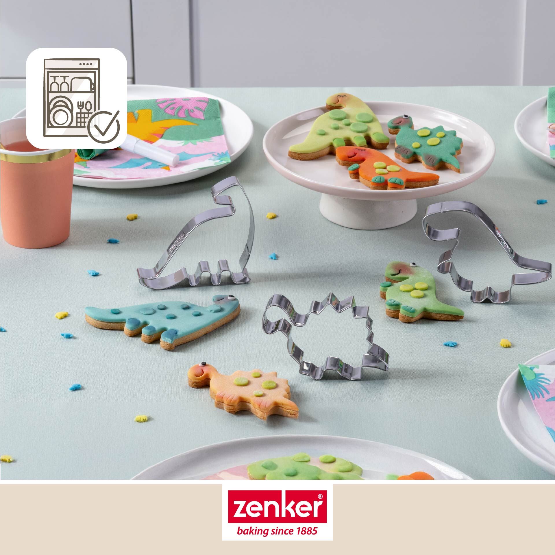 Dino Ausstecher-Set, 3-teilig