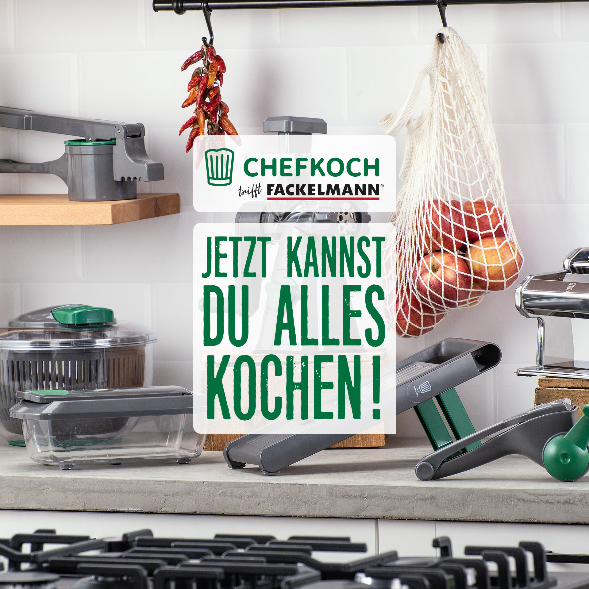 Fleischwolf mit Gebäckaufsatz, 6-teilig Fleischwolf mit Gebäckaufsatz, 6-teilig