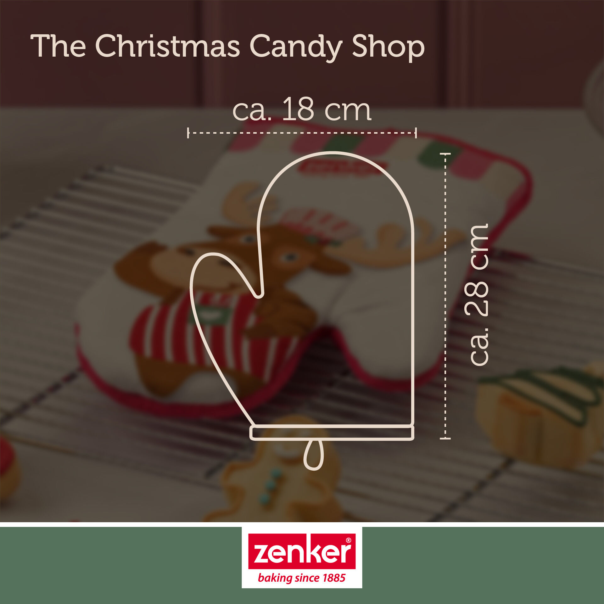 Ofenhandschuh The Christmas Candy Shop