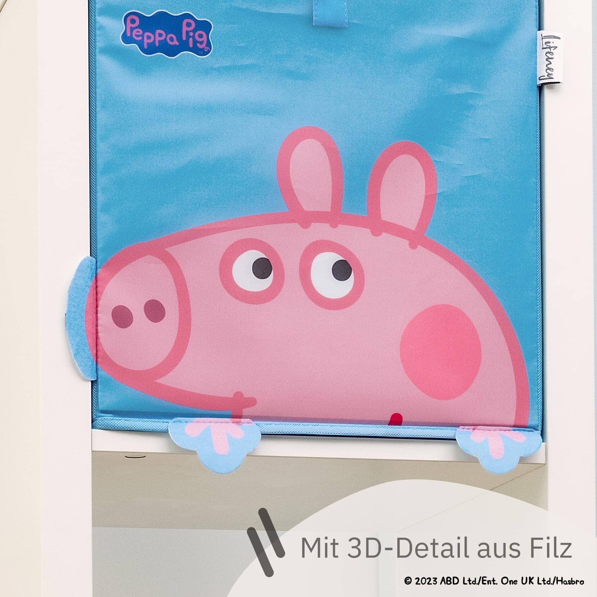 Aufbewahrungsbox Peppa Pig 3er Set, 33x33x33cm