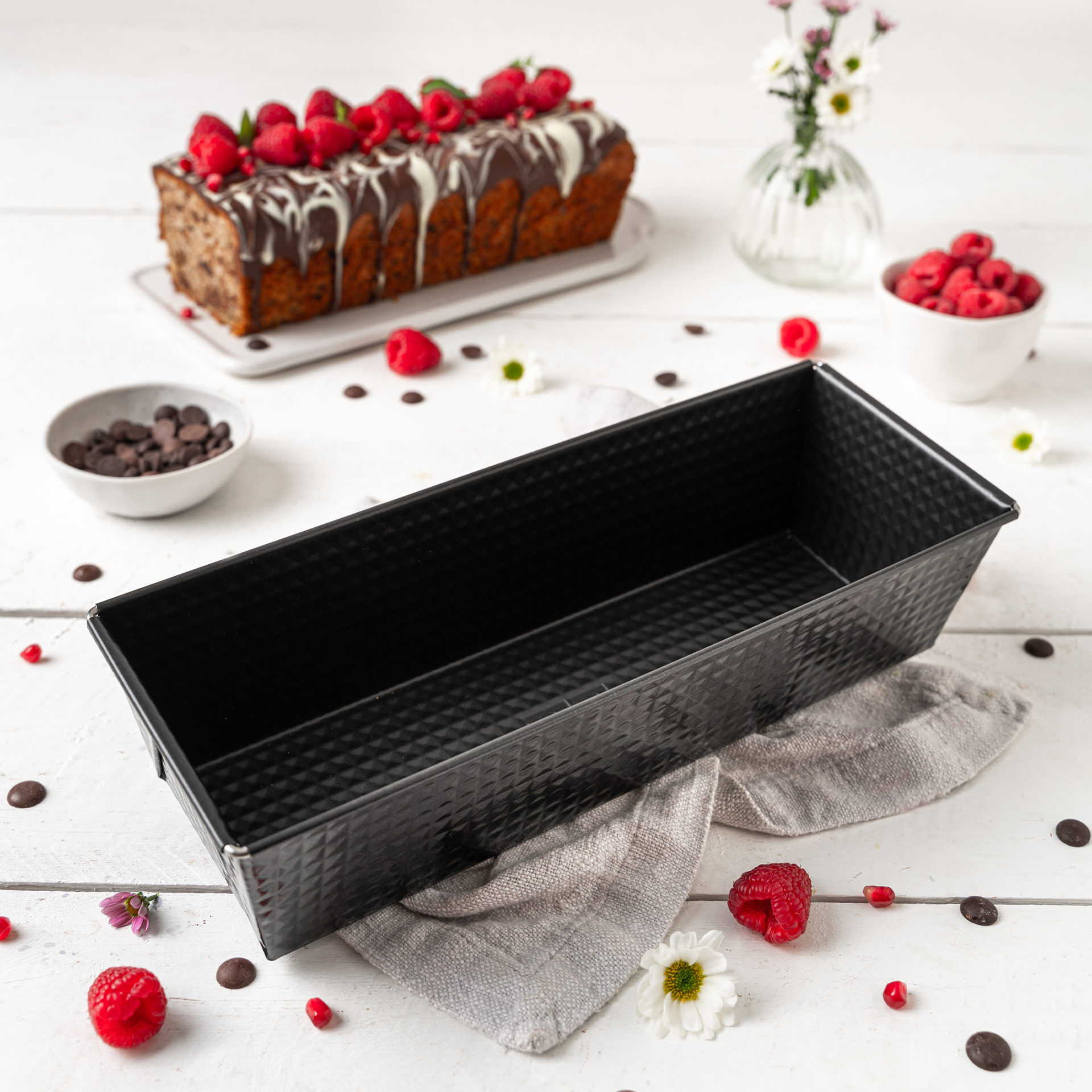 Kastenform Perfect Black+, 25cm