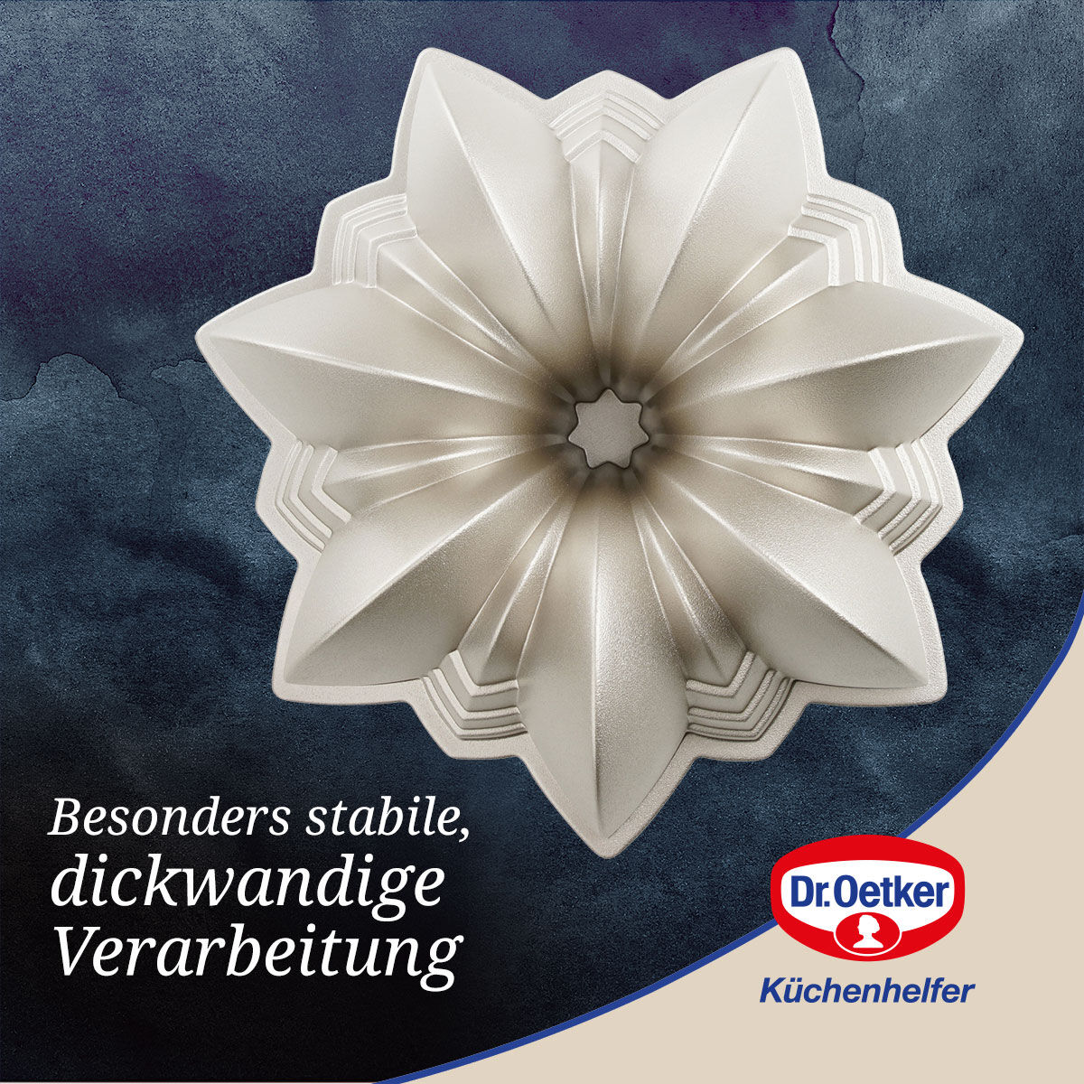 Gugelhupf Stern Back-Kunst, Ø23cm