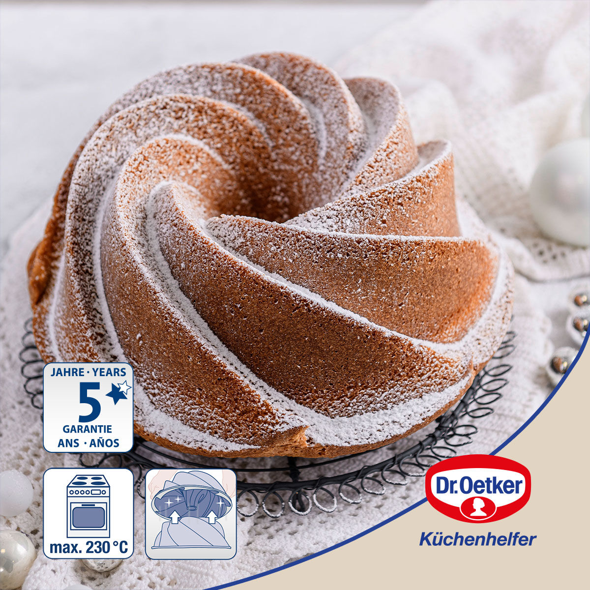 Gugelhupfform Twist Back-Kunst, Ø22cm