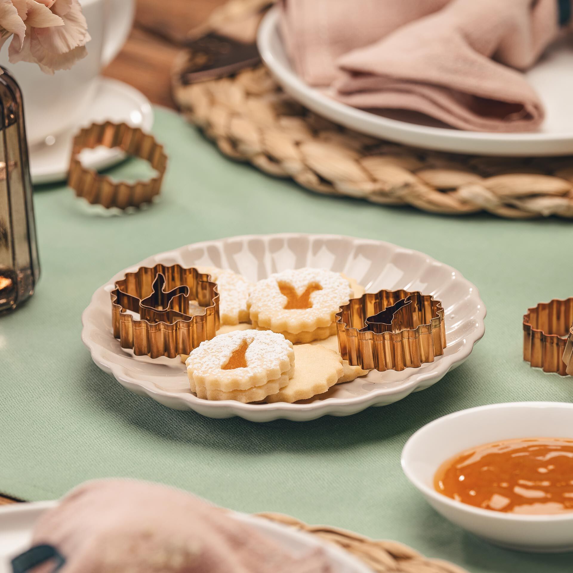 Ausstecher-Set Linzer Häschen Vintage Oster Manufaktur, 4-tlg.