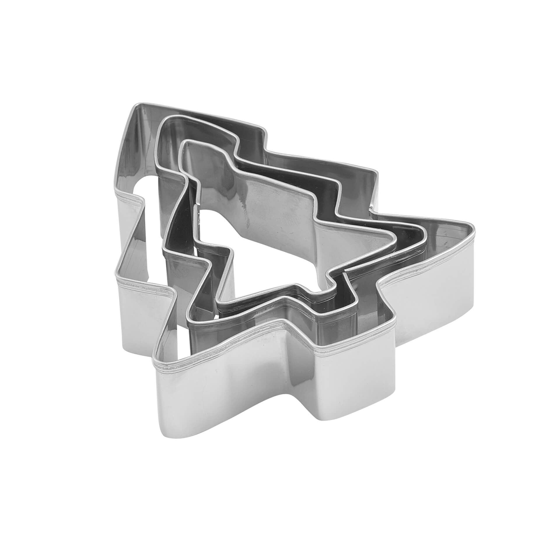 Ausstecher Tannenbaum White Christmas Baking, 3-teilig