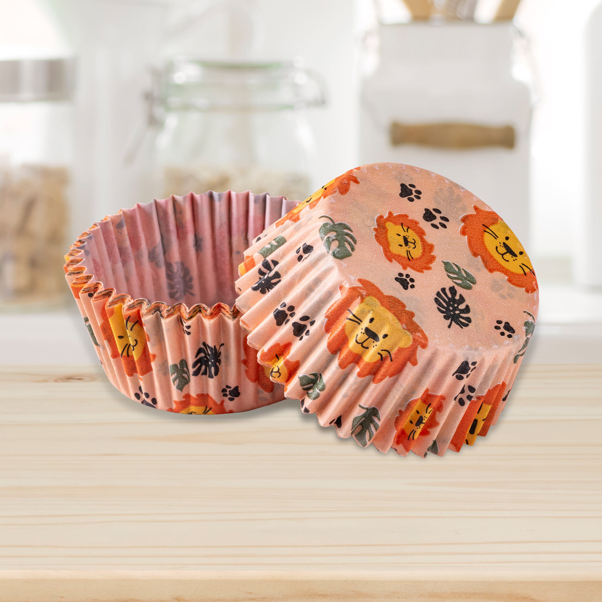 Muffinförmchen Löwe, Ø5cm, 50 Stk.