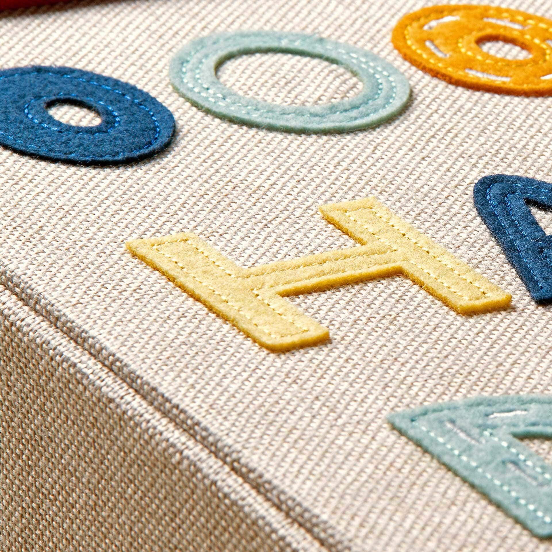 Aufbewahrungsbox mit Deckel Happy Day, 33x33x33cm