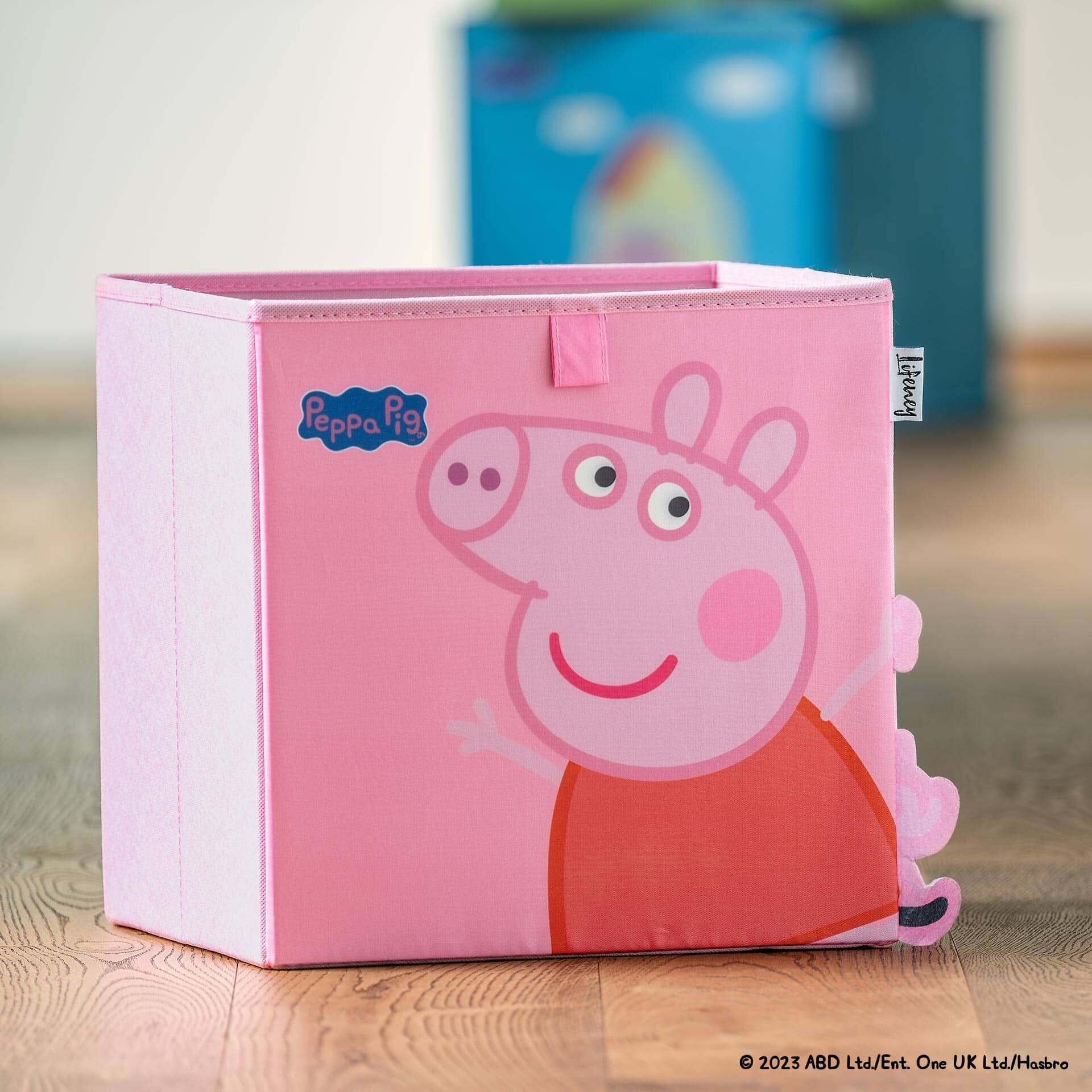 Aufbewahrungsbox Peppa Pig tanzend, 30x30x30cm
