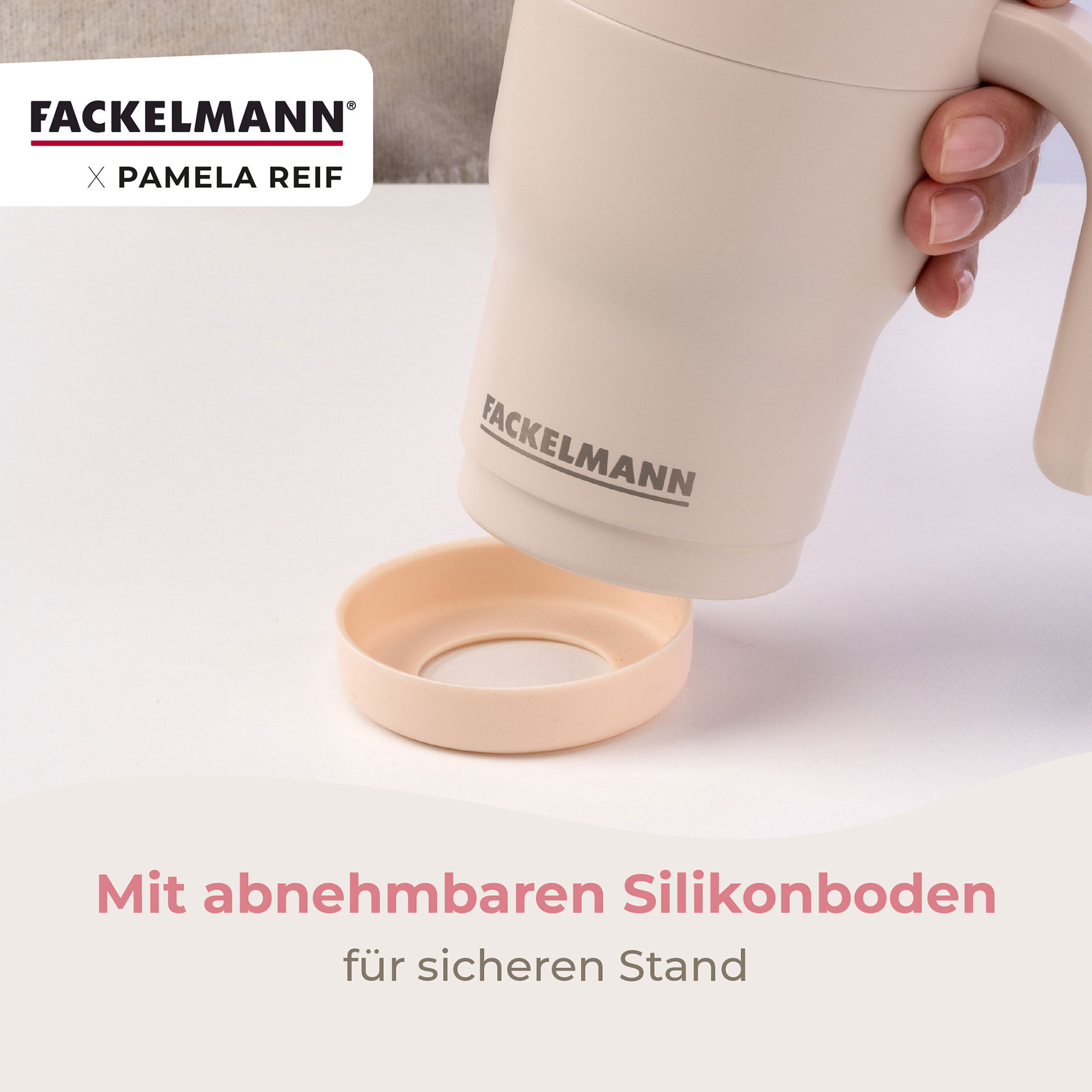 Pamela Reif Thermotrinkbecher Pastell Beige, 420ml