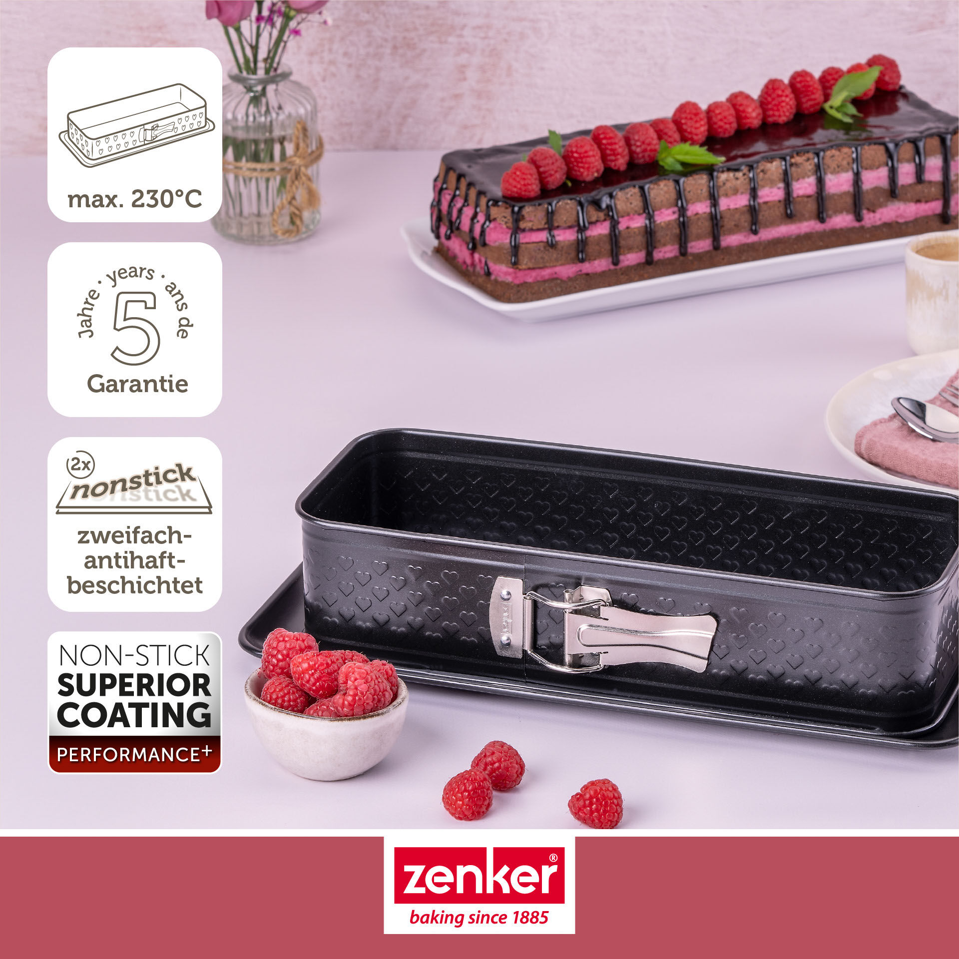 Kastenkuchen Springform Beloved+, 30x11,5cm