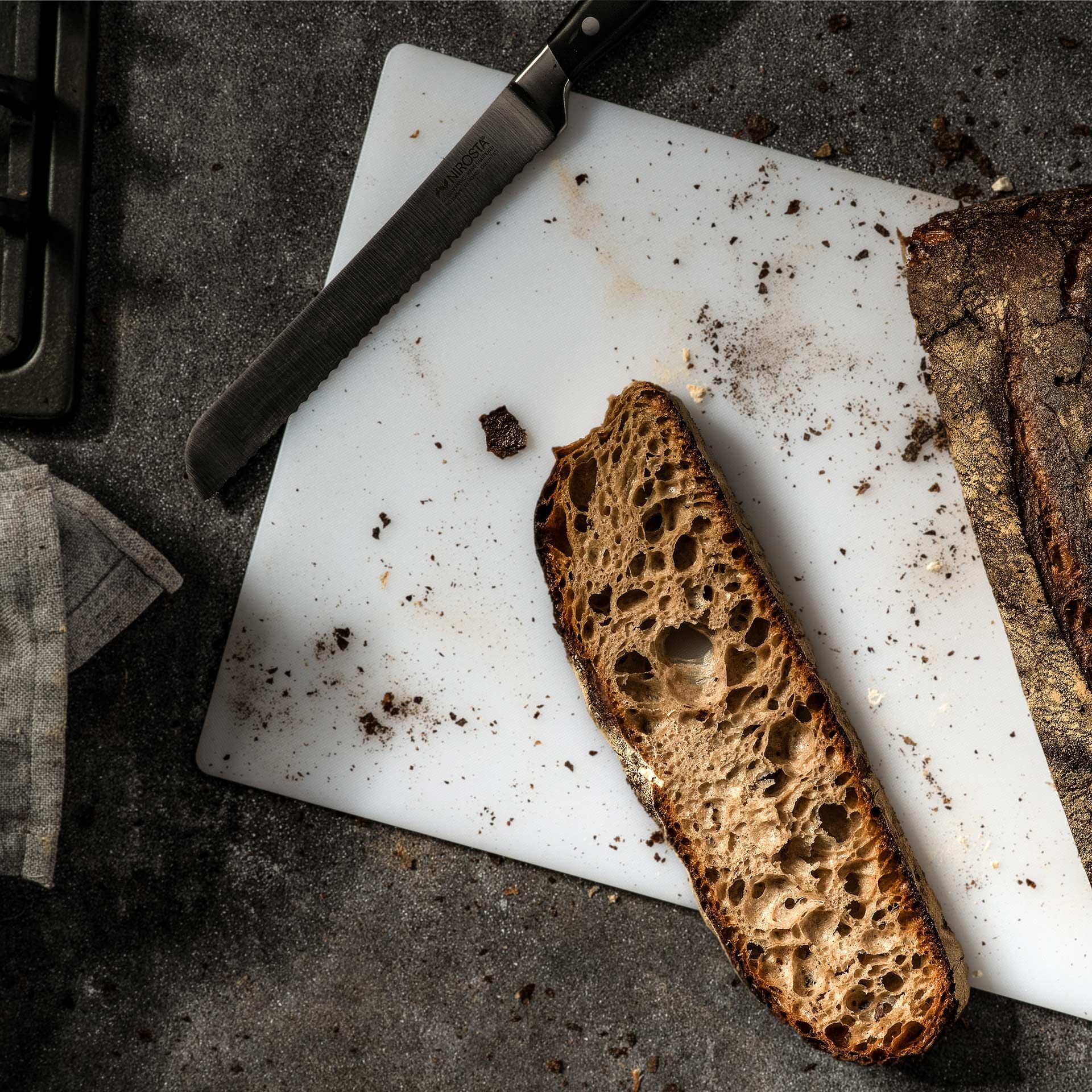 Schneidebrett HACCP für Backwaren, 45x30cm, weiß