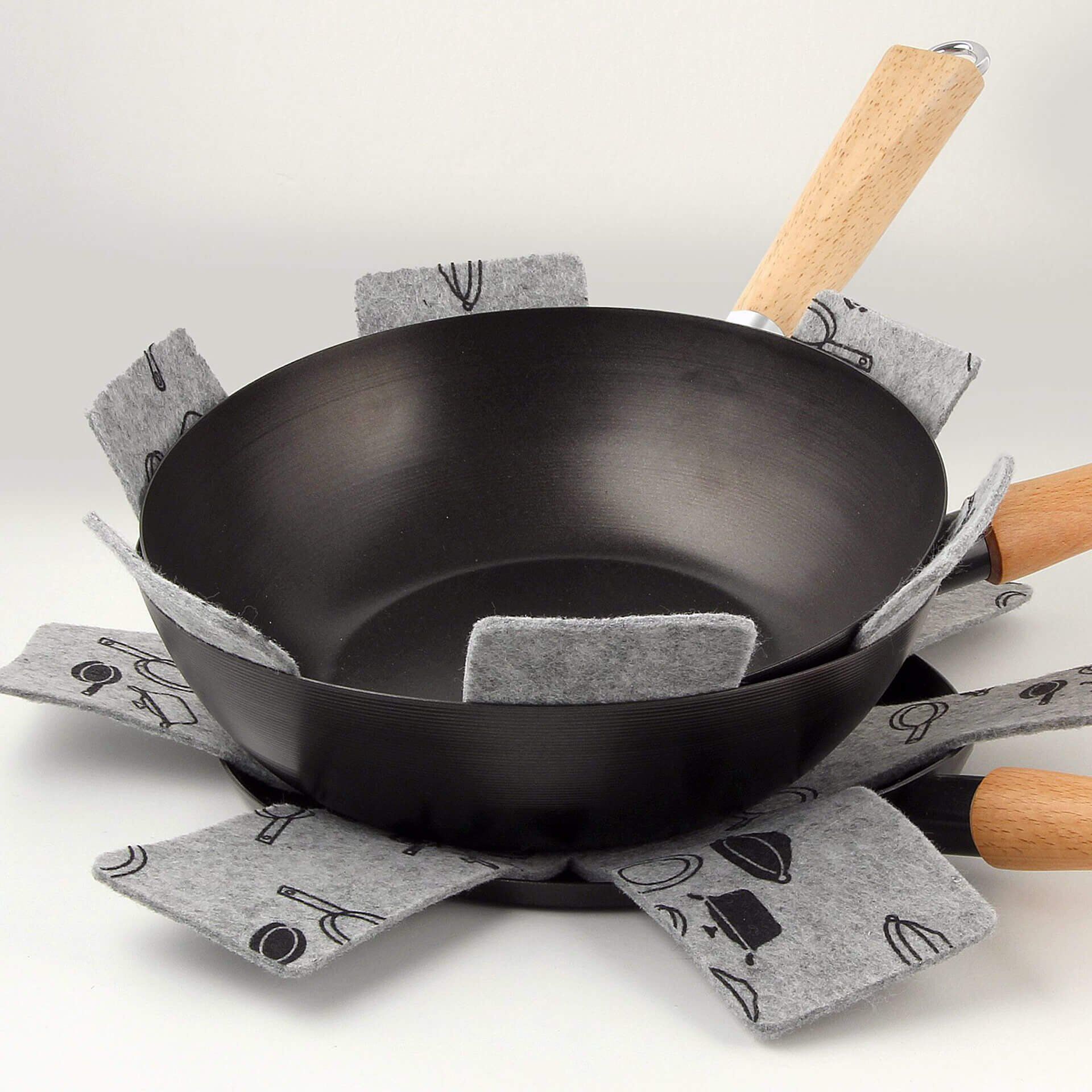 Pfannenschutz, Ø38 cm, 2-teilig