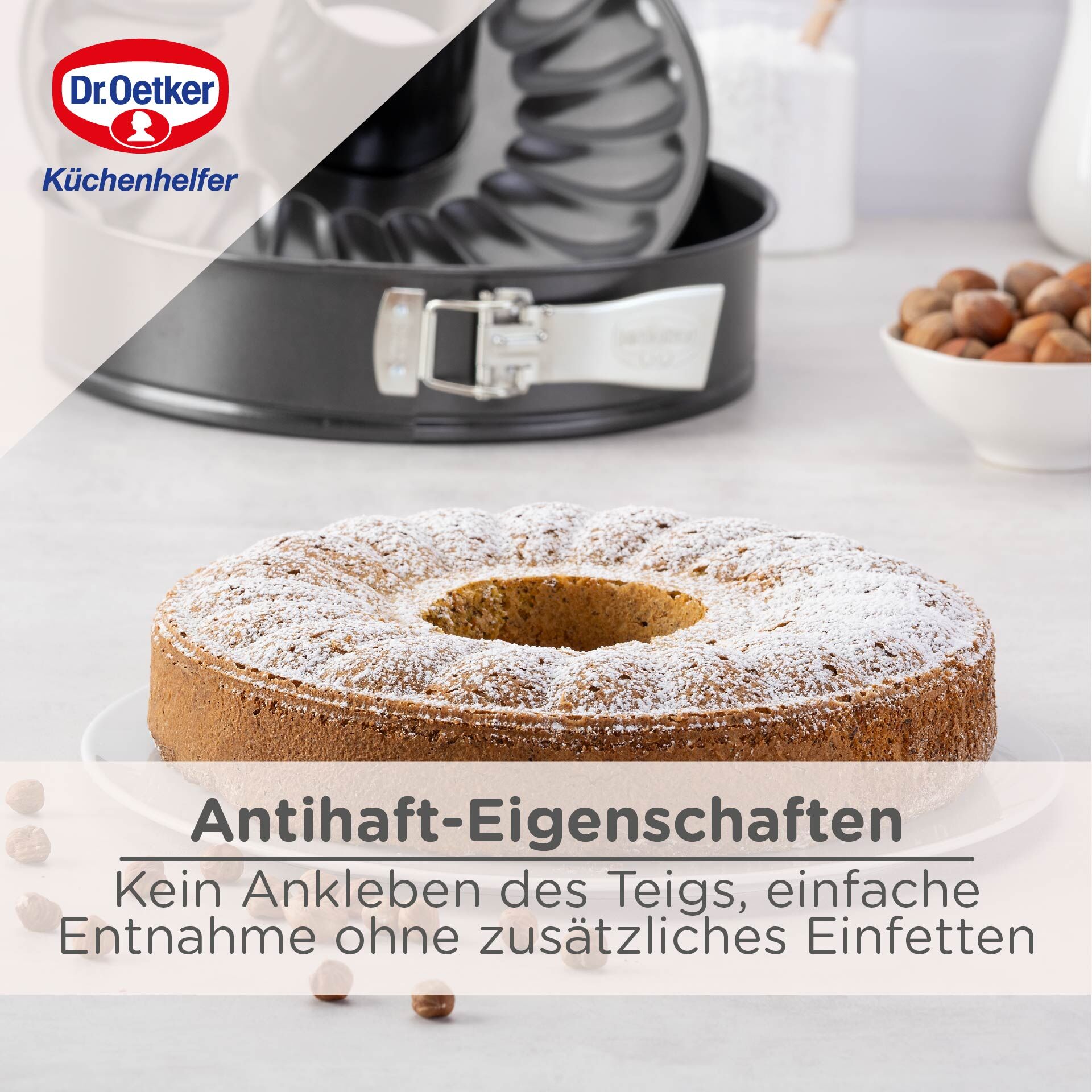 Springform mit Flach- und Rohrboden Classic, Ø28cm