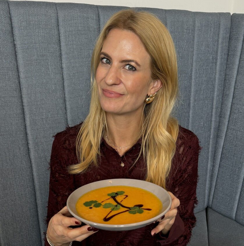 Asiatische Kürbissuppe