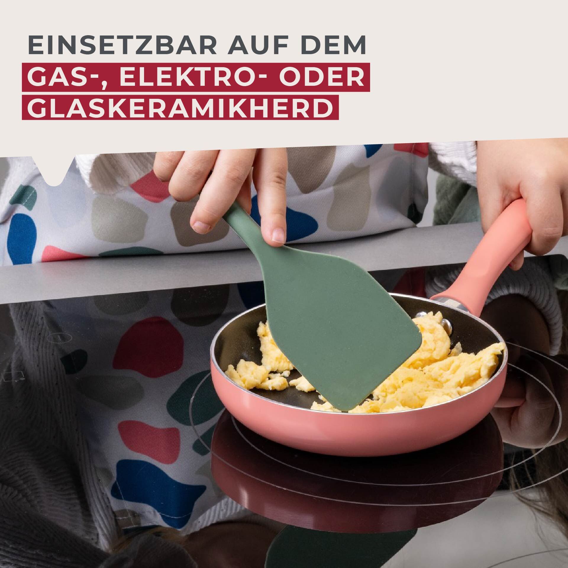 Pfanne Mini Cooking, rosa, Ø14cm