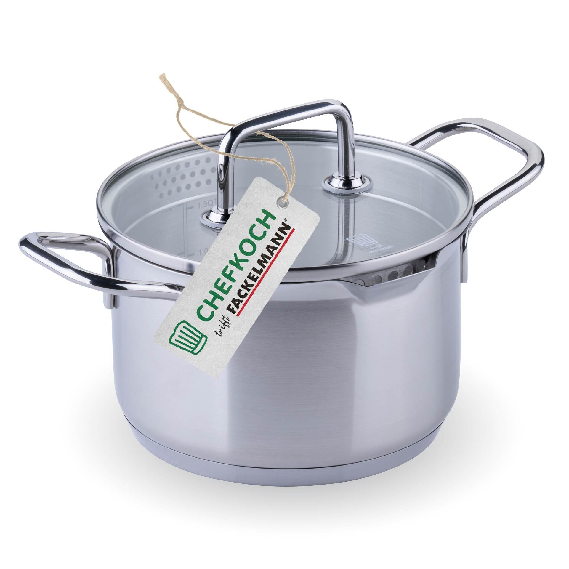 Kochtopf mit Glasdeckel Nürnberg, Ø16cm