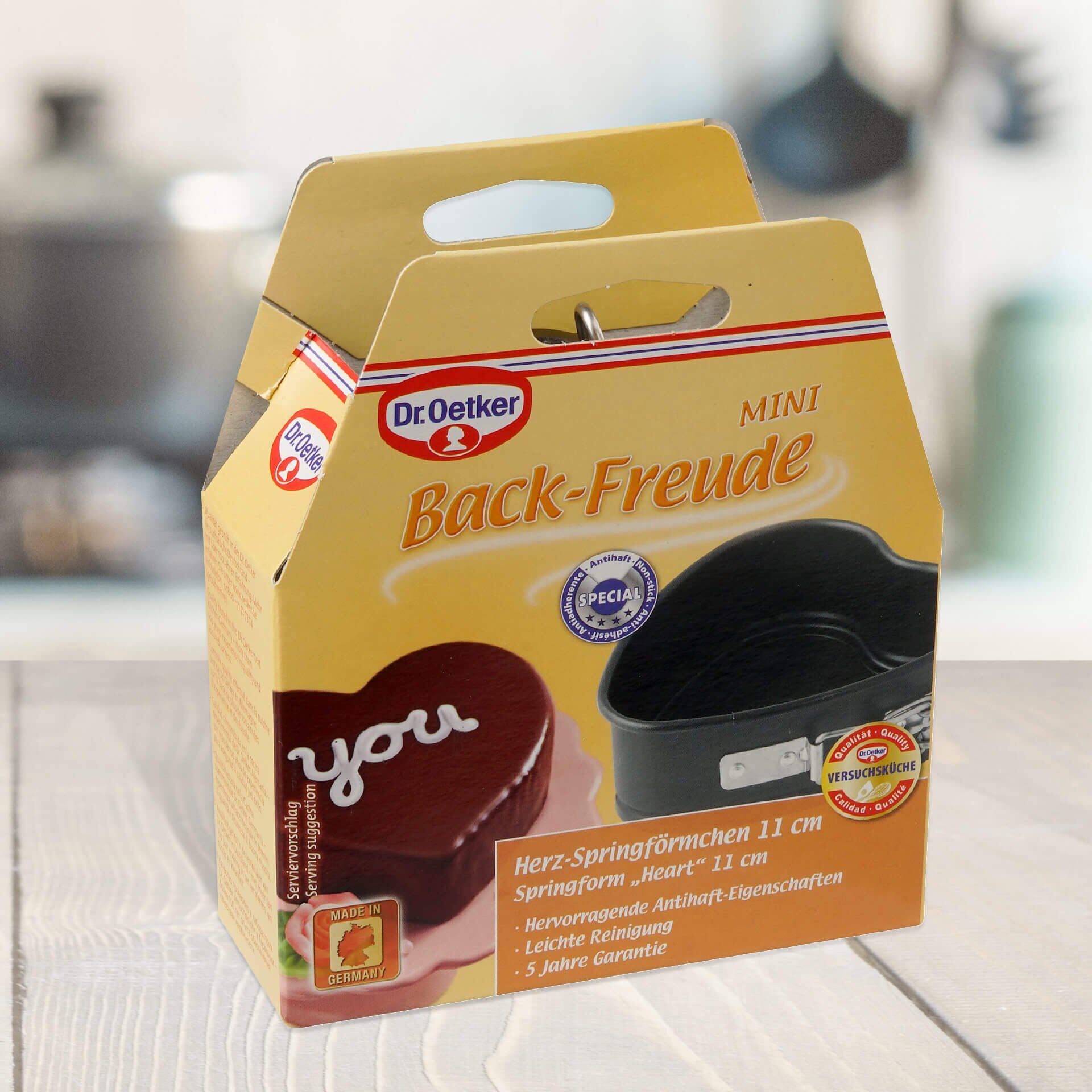 Springform Herz Back-Freude, 11cm