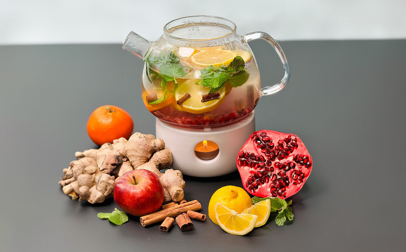 Winterlicher Früchtetee