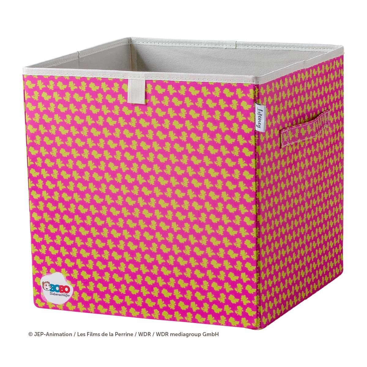 Aufbewahrungsbox Bobo, pink, 33x33x33cm