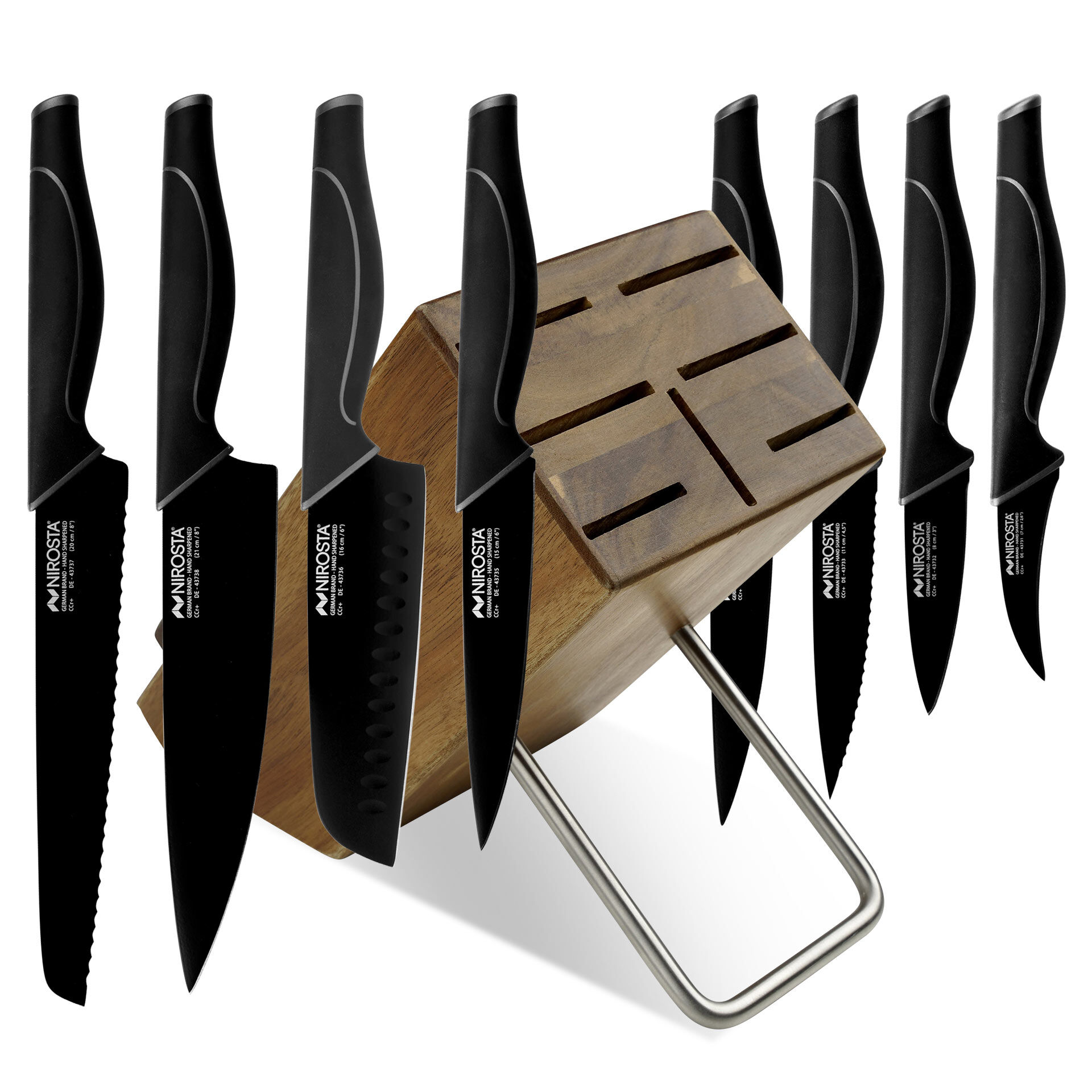 Messerblock-Set Wave, 9-teilig