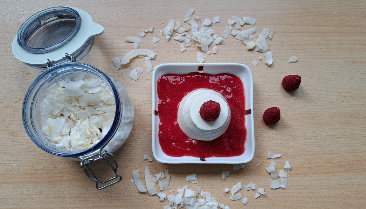 Kokos Panna Cotta Kokos Panna Cotta