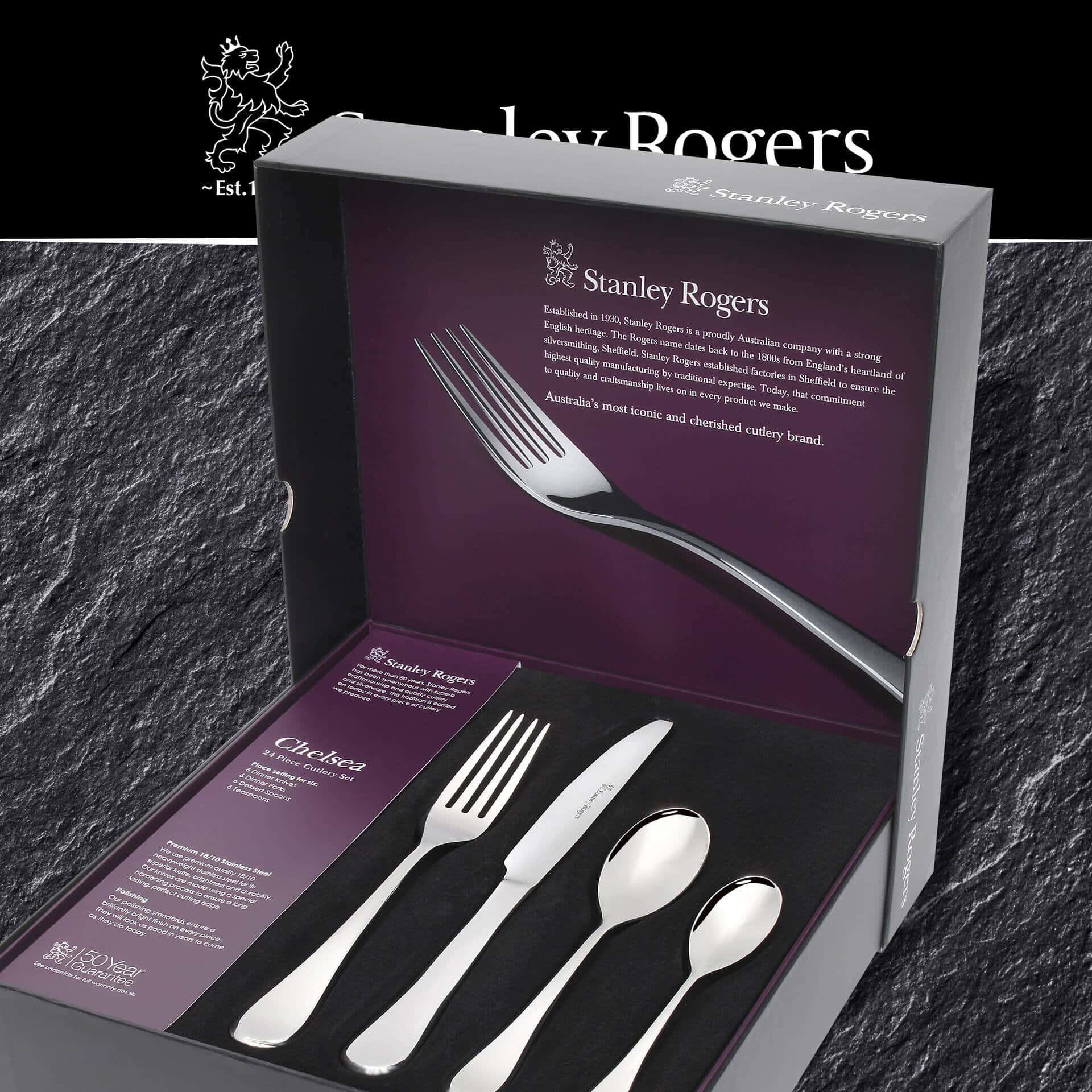 Besteck-Set "Chelsea ", Edelstahl, 24-teilig