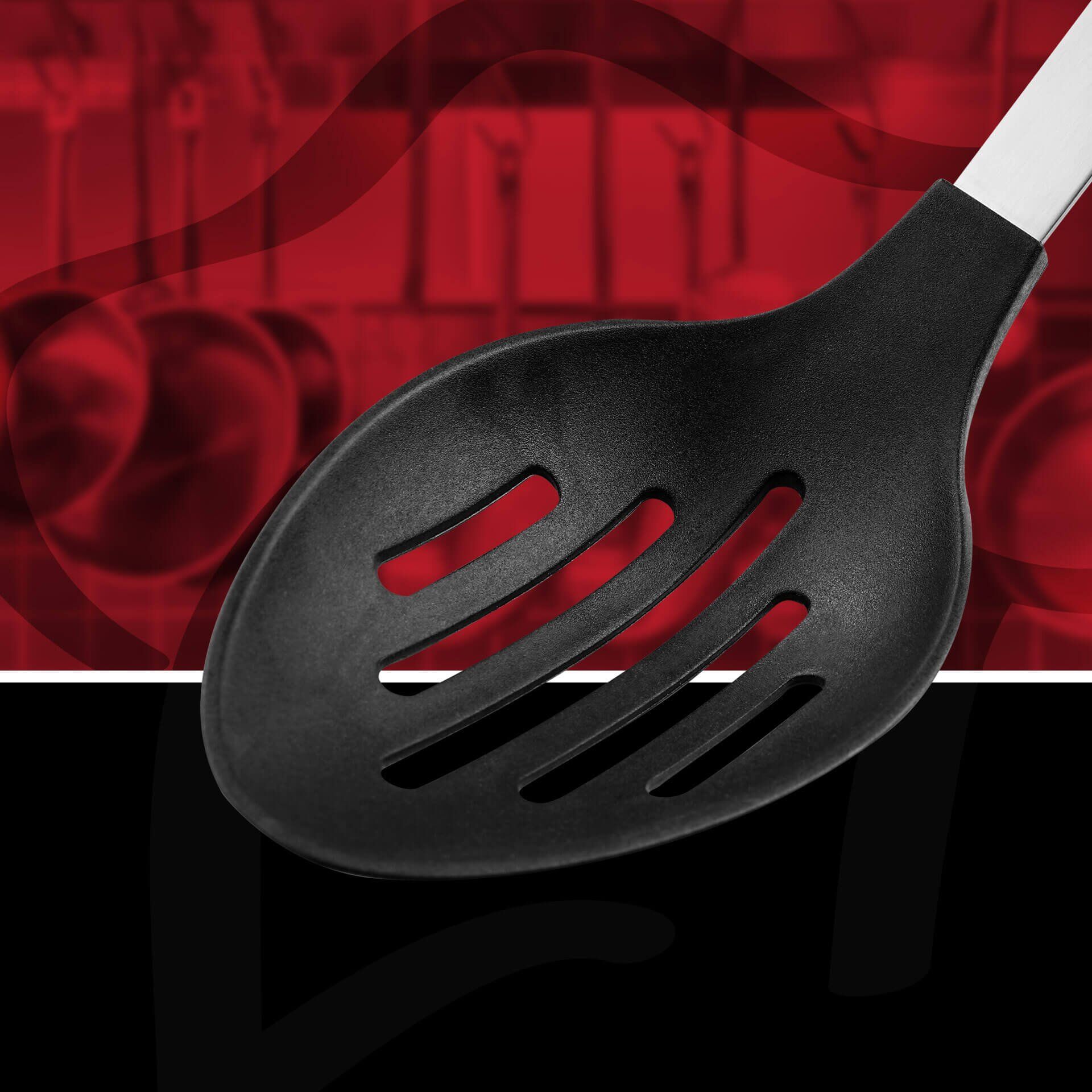 Servierlöffel mit Schlitzen, 37cm