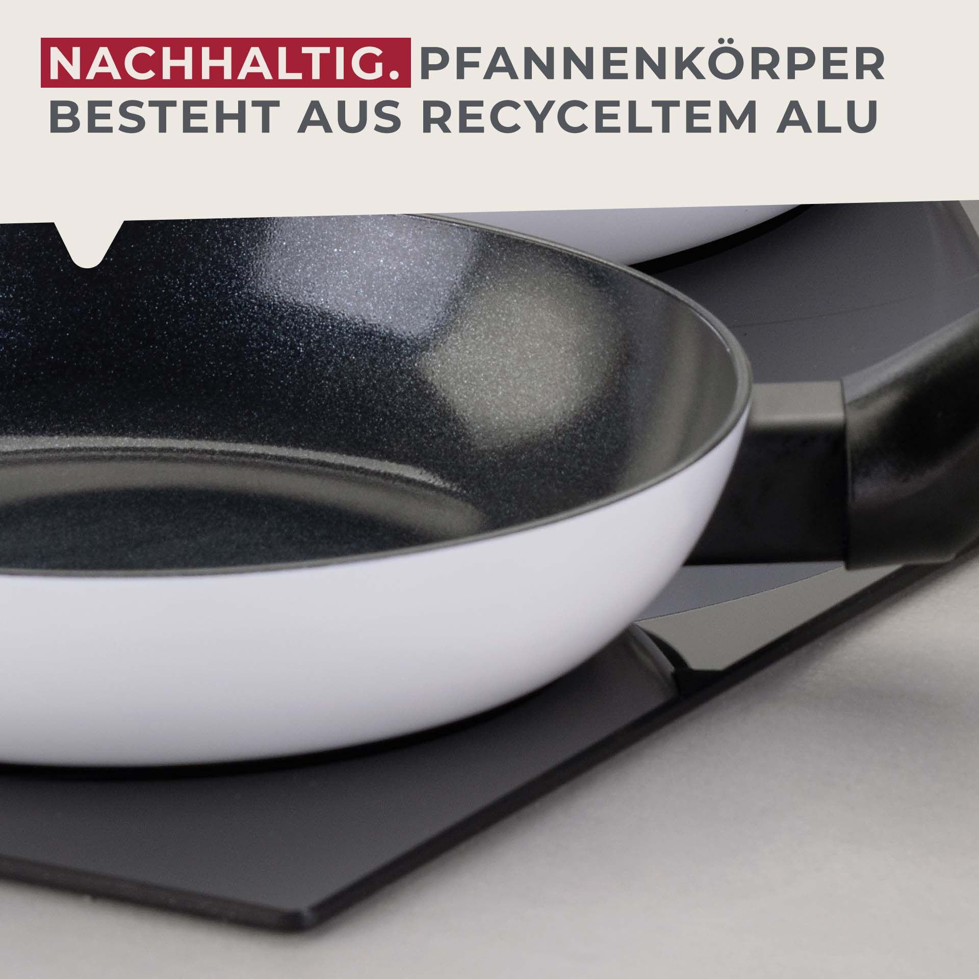 Bratpfanne Arcadalina, Keramik, antihaft, Ø24cm