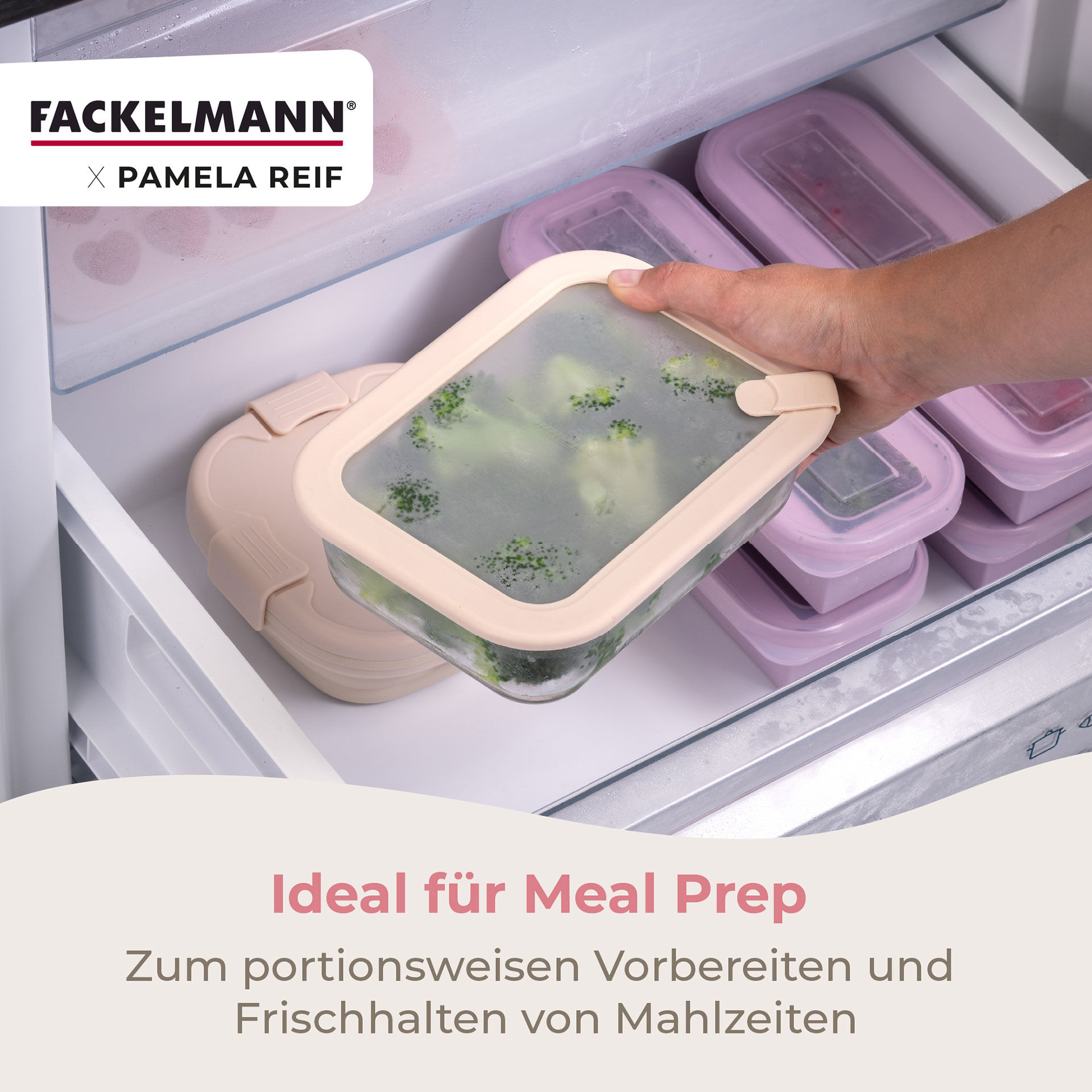 Pamela Reif Vorratsdose Glas, stapelbar