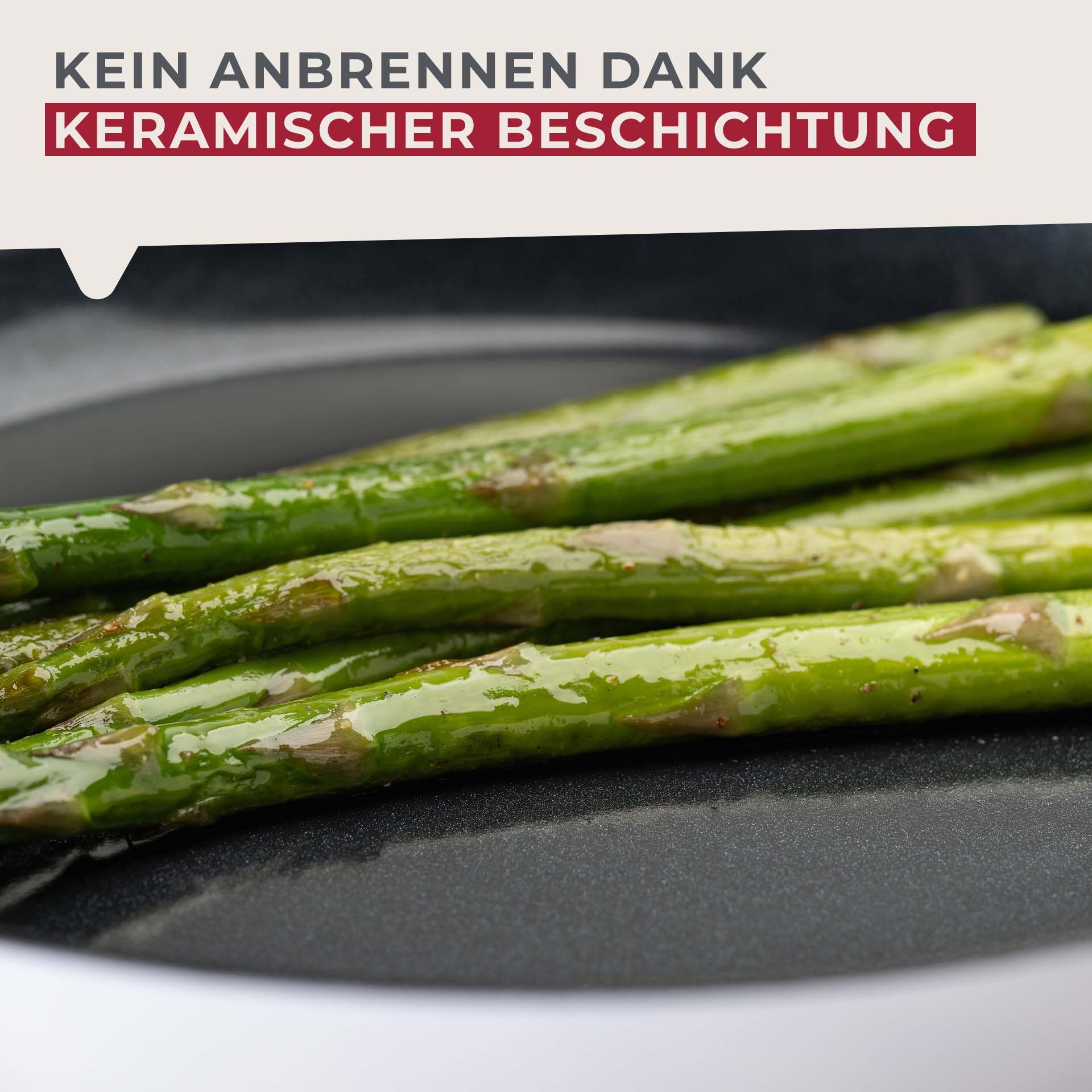 Bratpfanne Arcadalina, Keramik, antihaft, Ø28cm