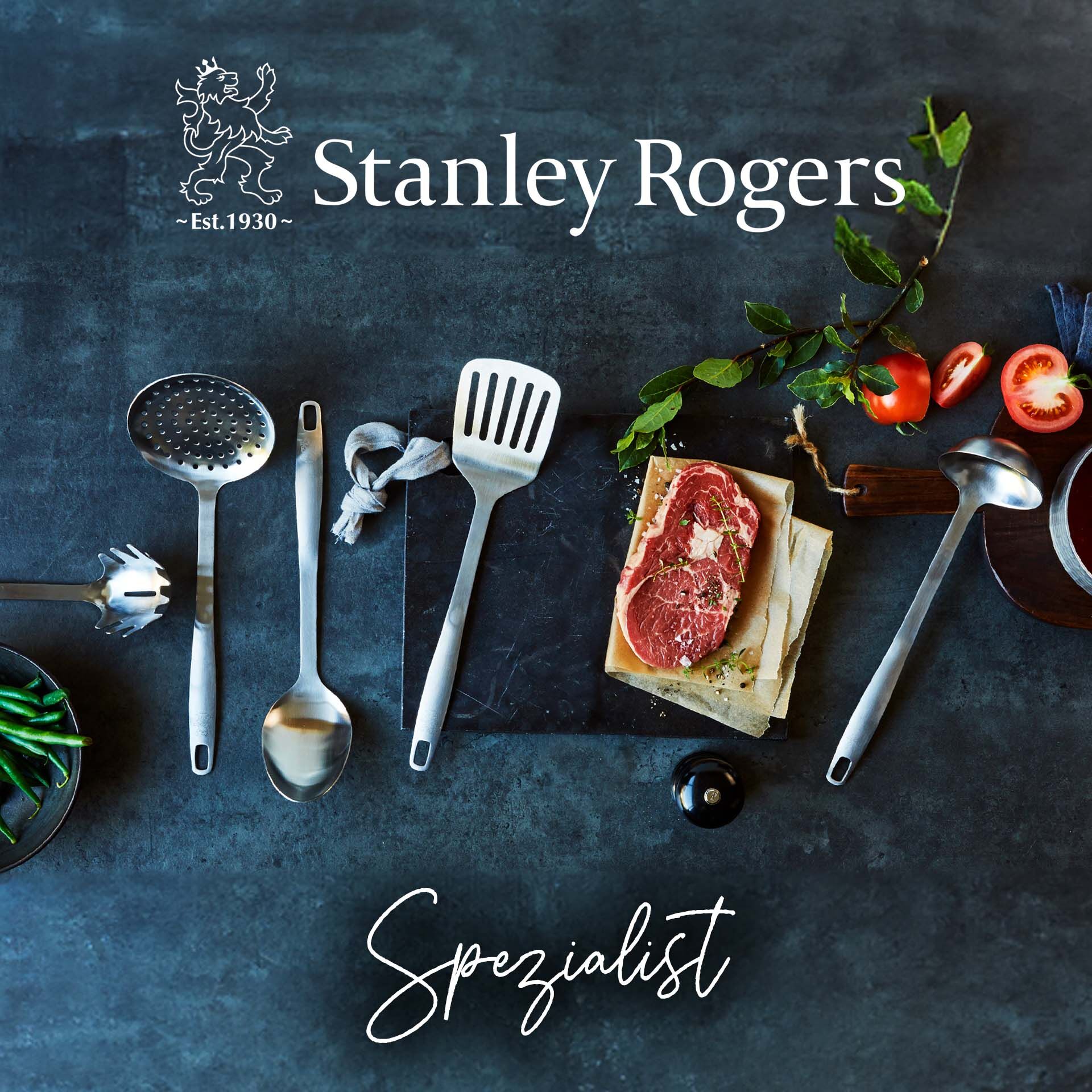 Küchenhelfer-Set Satin, 5-teilig, Edelstahl