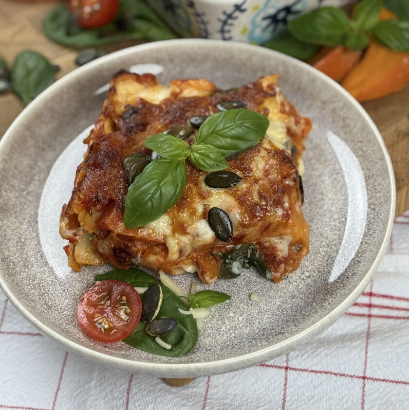 Kürbis-Lasagne