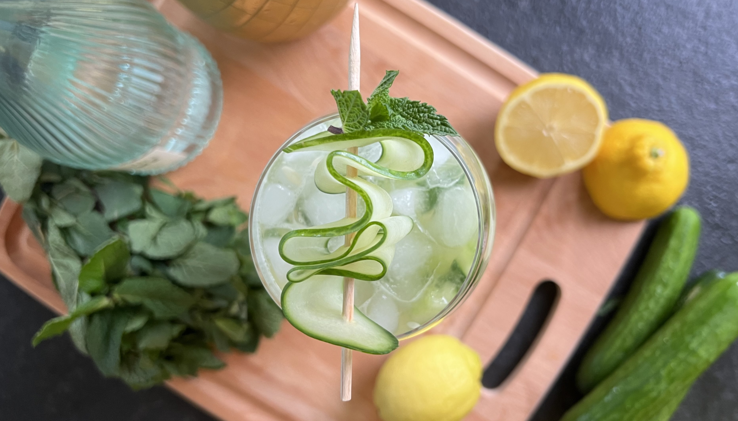 Gin Tonic Gurke Gin Tonic Gurke