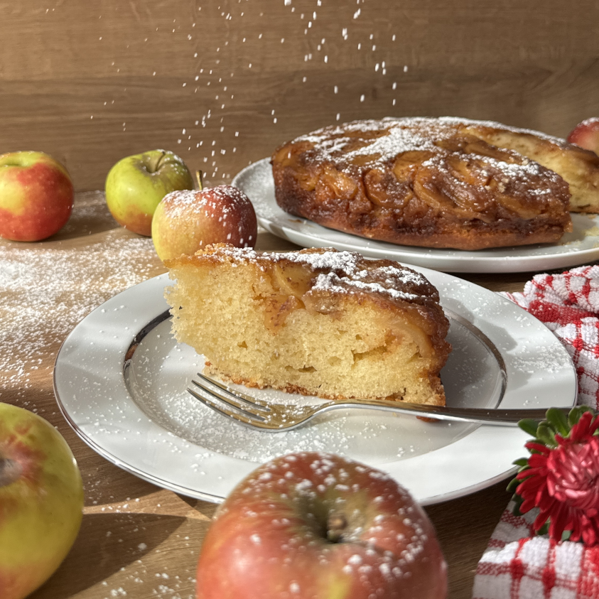 Gestürzter Apfelkuchen