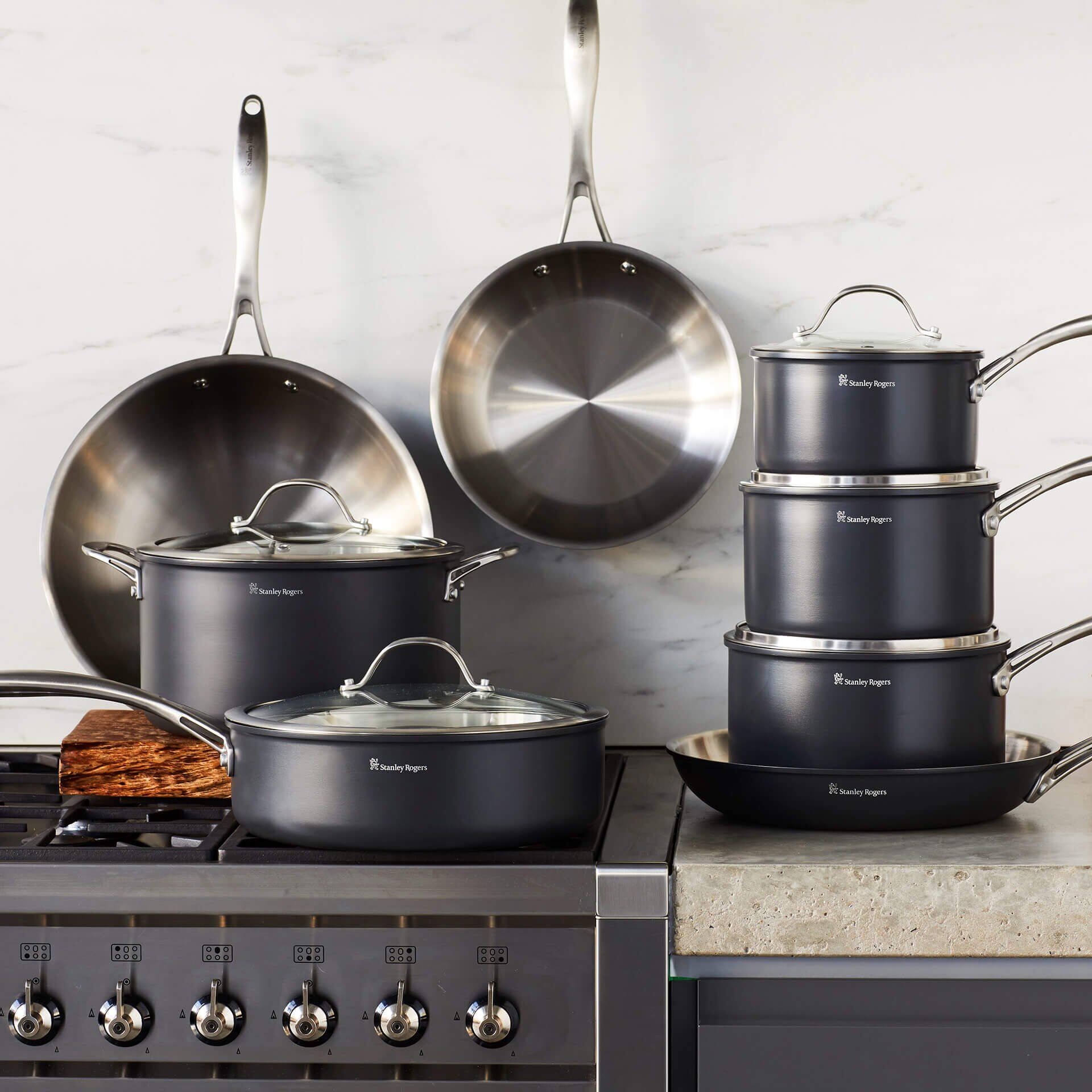 Bratpfanne Bi-Ply Professional, Ø24cm, Edelstahl